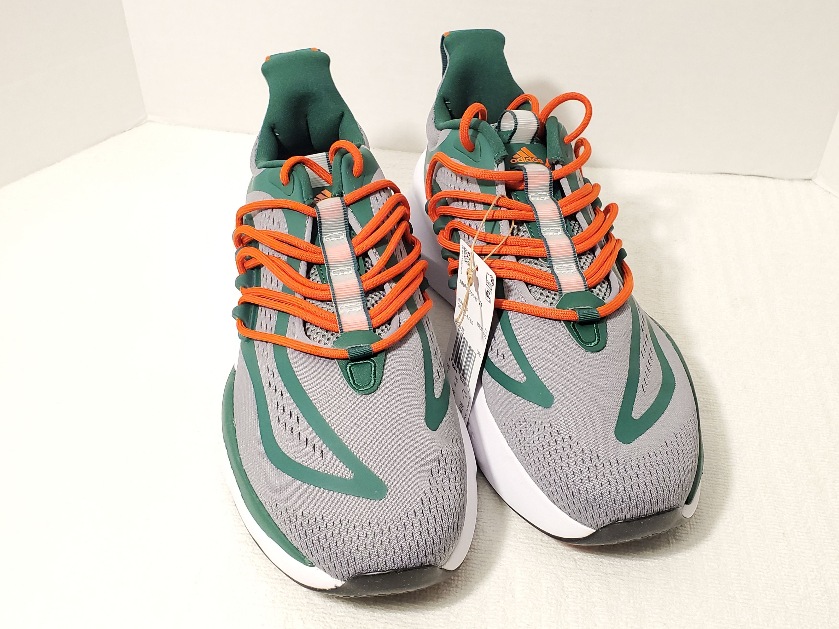 Adidas Adidas AlphaBoost V1 Men Running Sneakers Miami Hurricane Size US 8 / EU 41 - 5 Thumbnail