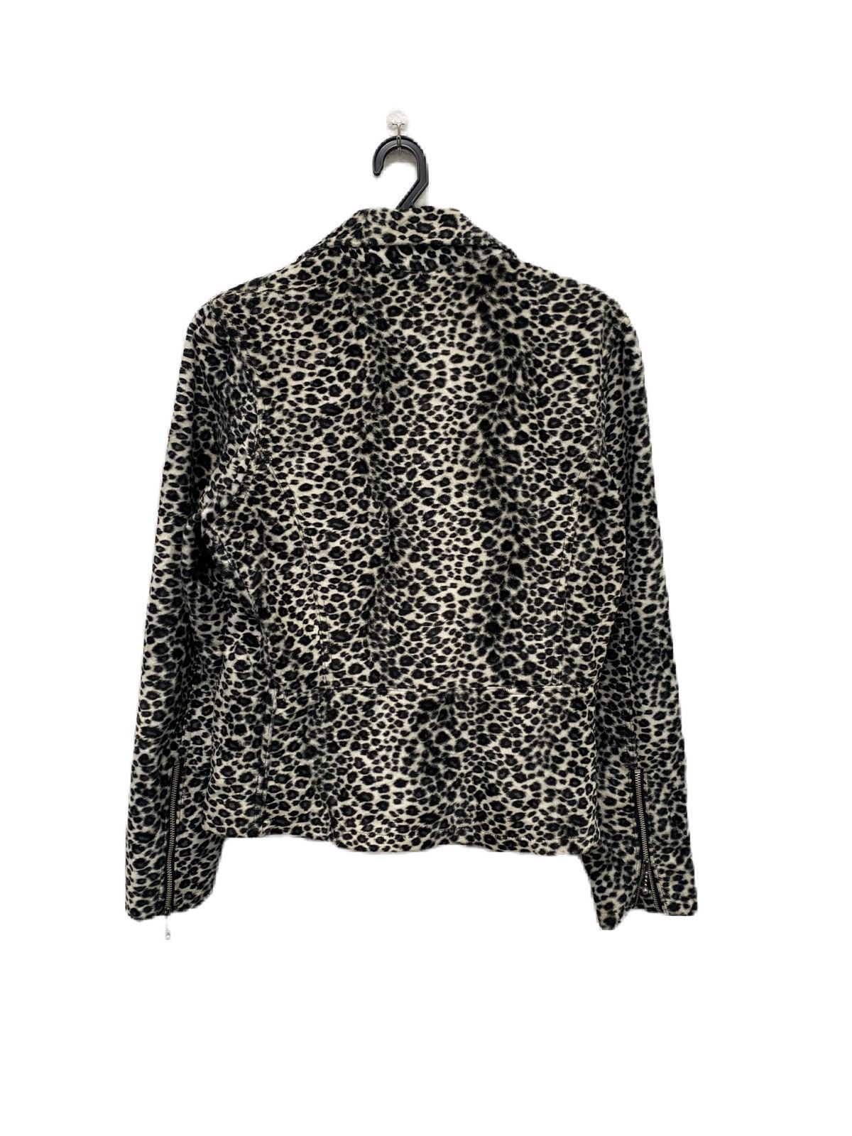 If Six Was Nine × Le Grande Bleu (L.G.B.) ALBINO LEOPARD DESIGN PUNK JACKET SUPER LOVERS VELVET RARE Size US M / EU 48-50 / 2 - 3 Thumbnail