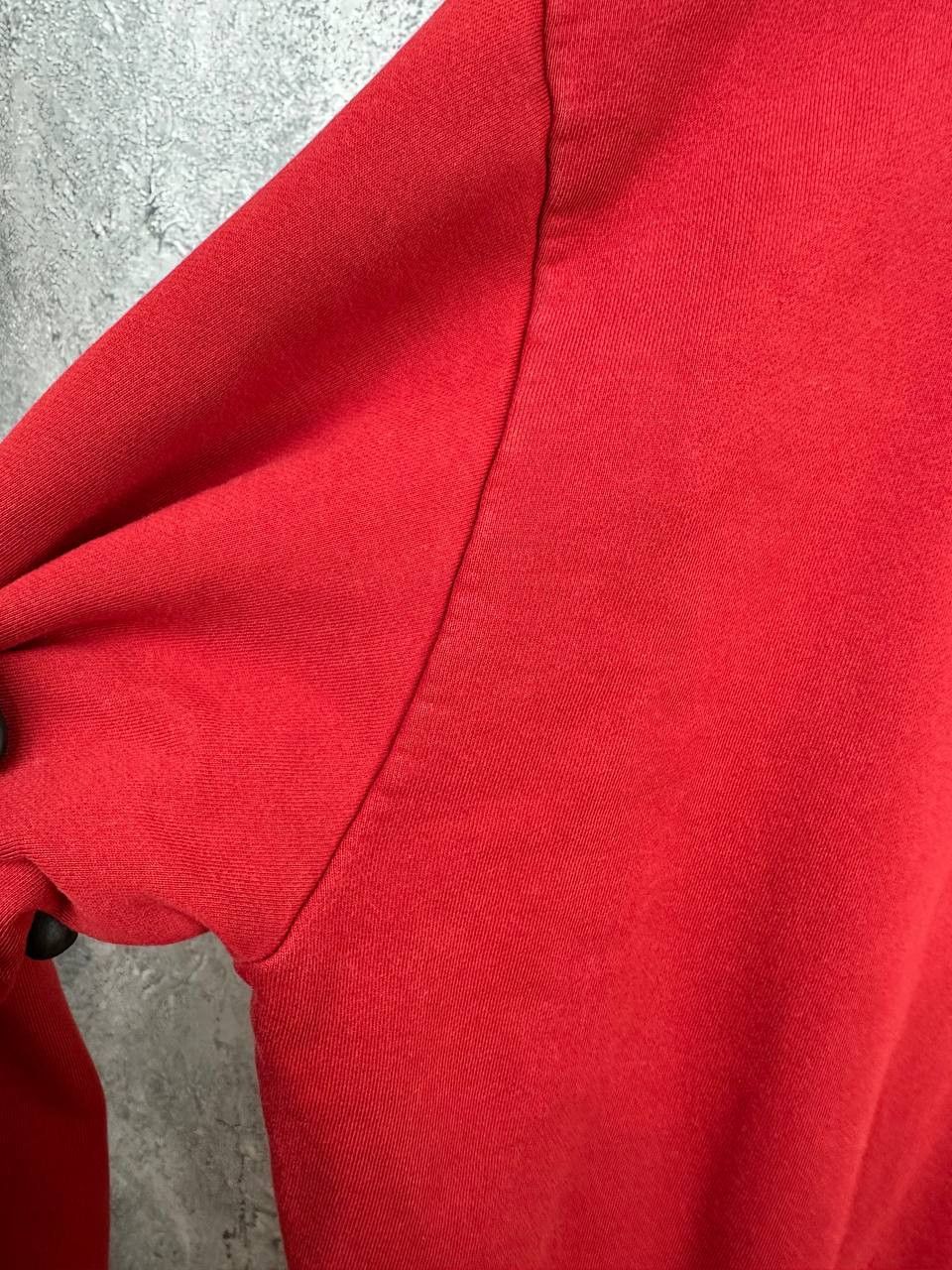 Giorgio Armani Armani Jeans Logo Embroidered Cotton Sweatshirt Red Crewneck Size US XXL / EU 58 / 5 - 9 Thumbnail