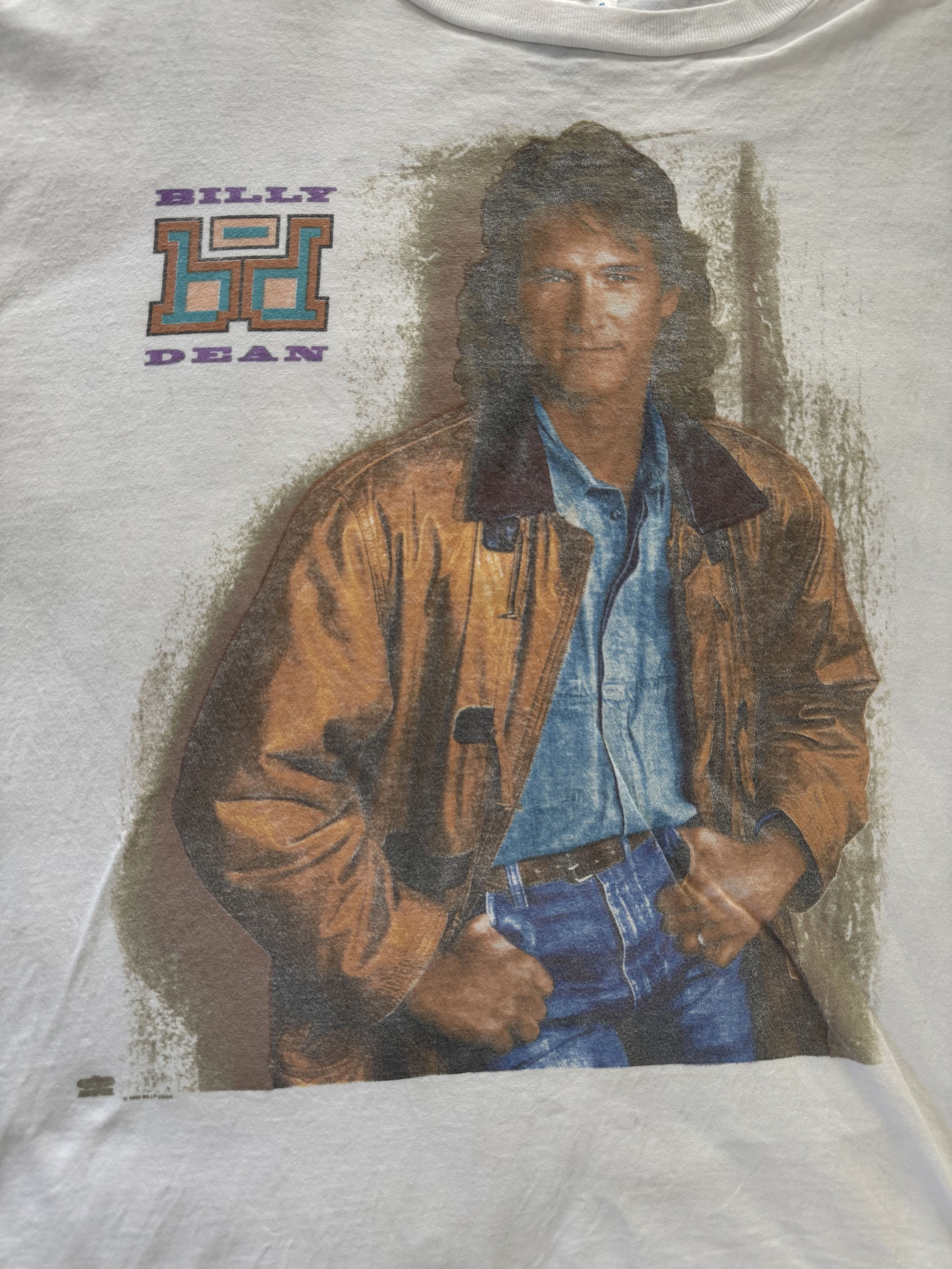 Band Tees × Hanes × Vintage 1993 Billy Dean Country Music Band T-shirt Size US XL / EU 56 / 4 - 3 Thumbnail