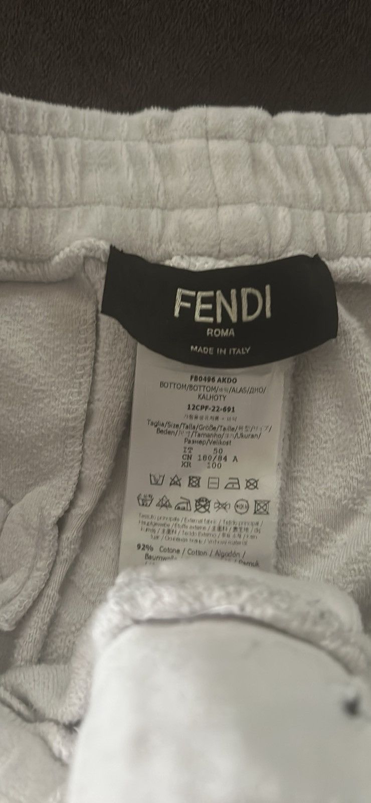 Fendi Fendi Men’s Monogram Joggers Size US 33 - 2 Thumbnail