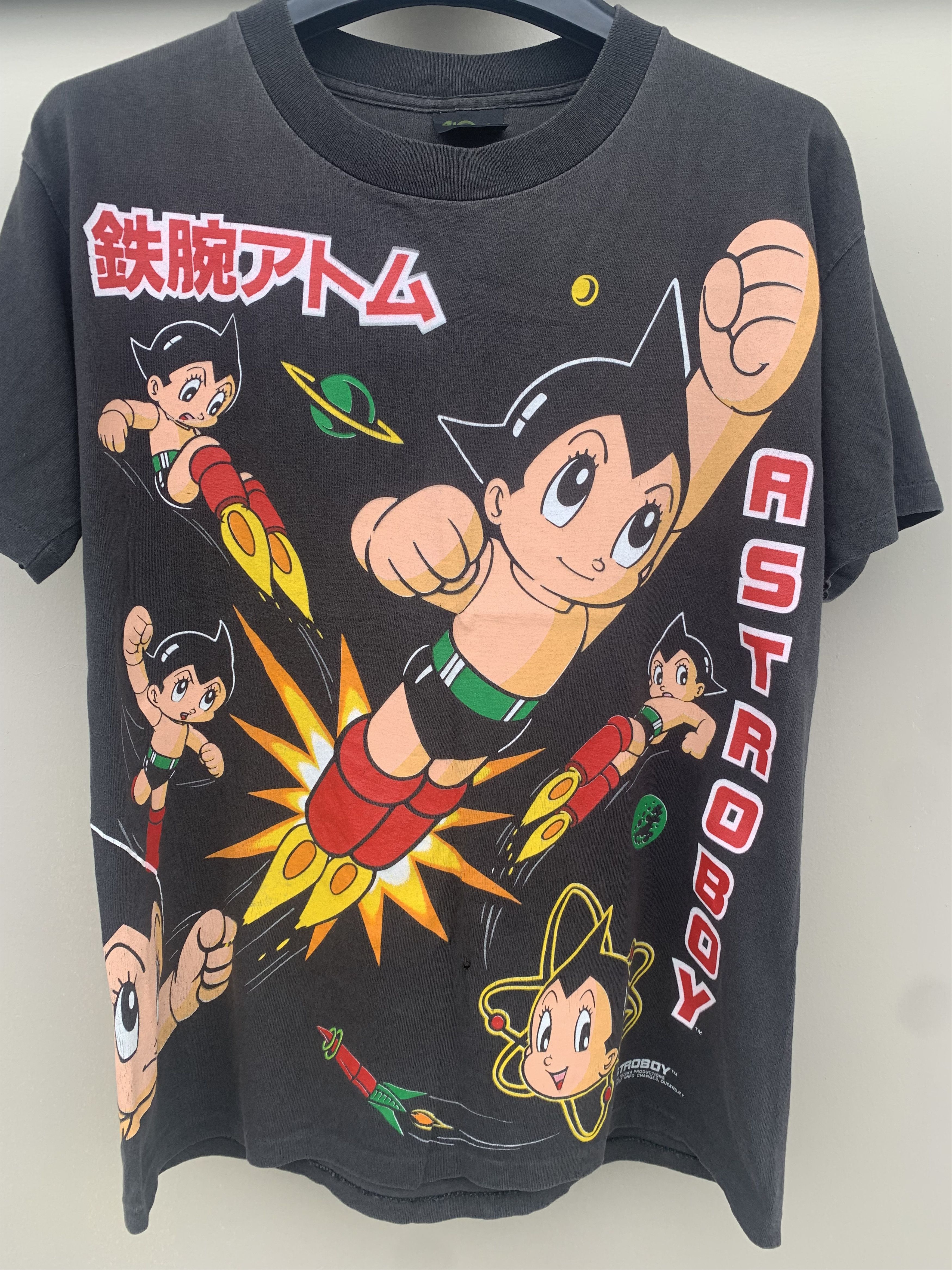 90s ASTROBOY (アトム) ロングTシャツ 90s astroboy tee 鉄腕アトム