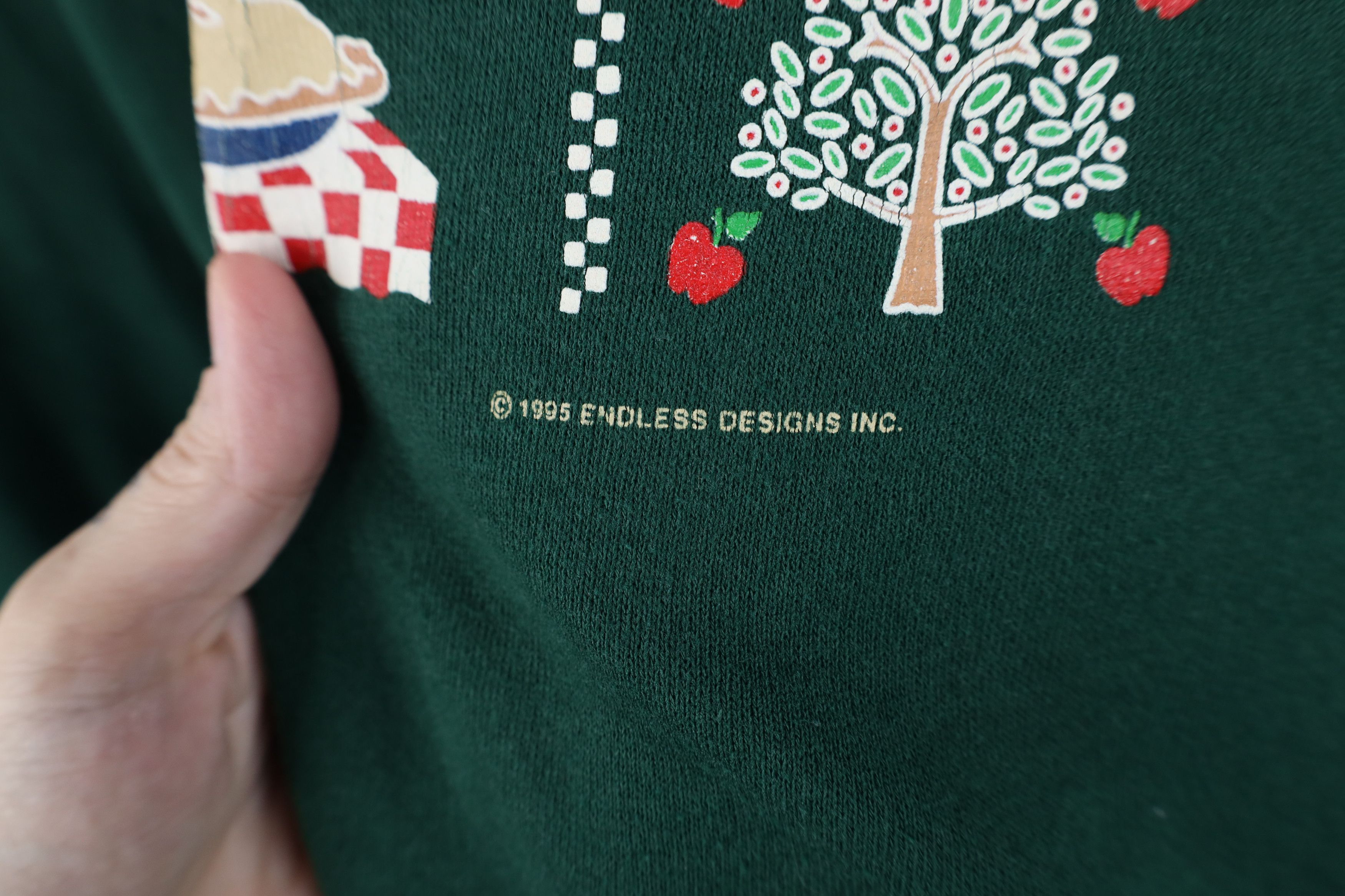Vintage Vintage 90s Streetwear Farmhouse Apple Pie Sweatshirt USA Size XL / US 12-14 / IT 48-50 - 5 Thumbnail