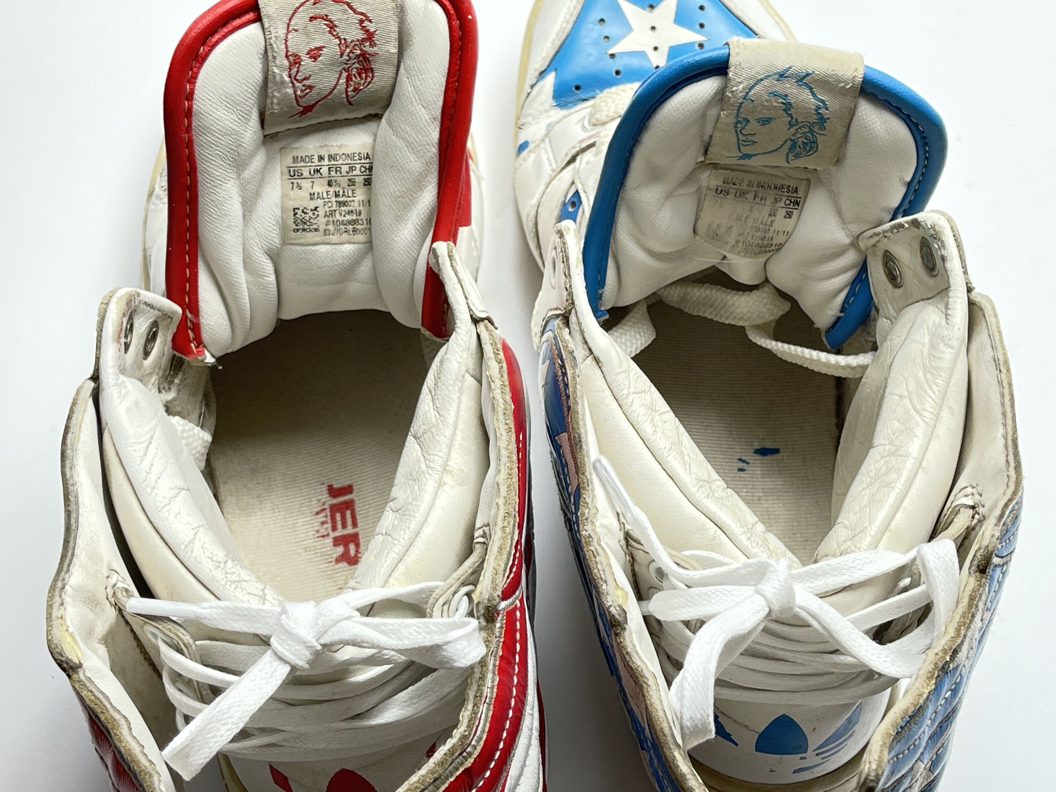 Adidas × Jeremy Scott Adidas Jeremy Scott Wings 2.0 FLAG Stars and Stripes V24619 Size US 7.5 / EU 40-41 - 13 Thumbnail