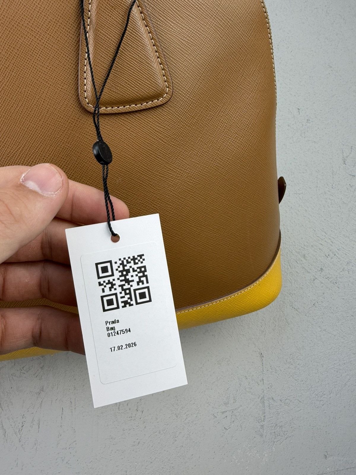 Prada Prada Saffiano Lux Caramel + Mimo Size ONE SIZE - 4 Thumbnail