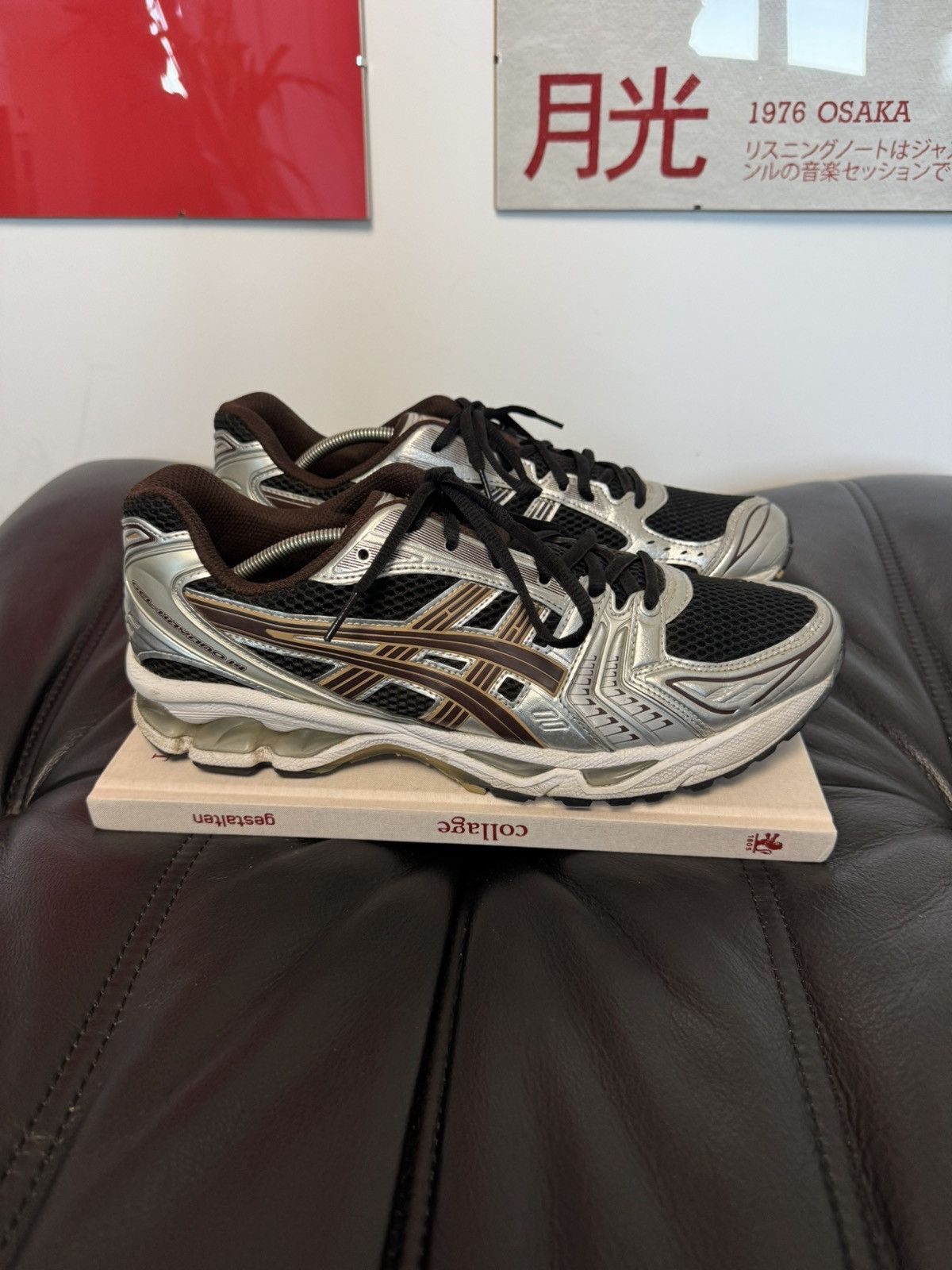 Asics ASICS gel kayano 14 low sneakers silver brown black hype Size US 10.5 / EU 43-44 - 1 Thumbnail