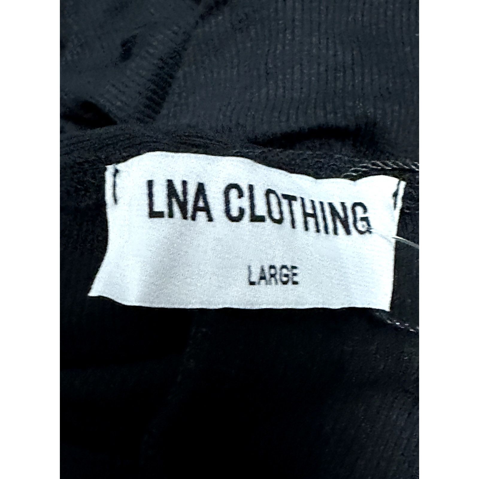 Other LNA Black Ruched Asymmetric Mini Dress Ribbed Bodycon L Fire Size L / US 10 / IT 46 - 9 Thumbnail