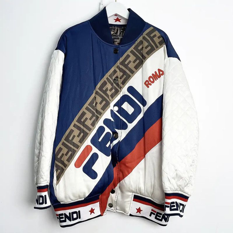Fendi Fendi Colorful Viscose Sports Jacket 0089 Size US M / EU 48-50 / 2 - 1 Thumbnail