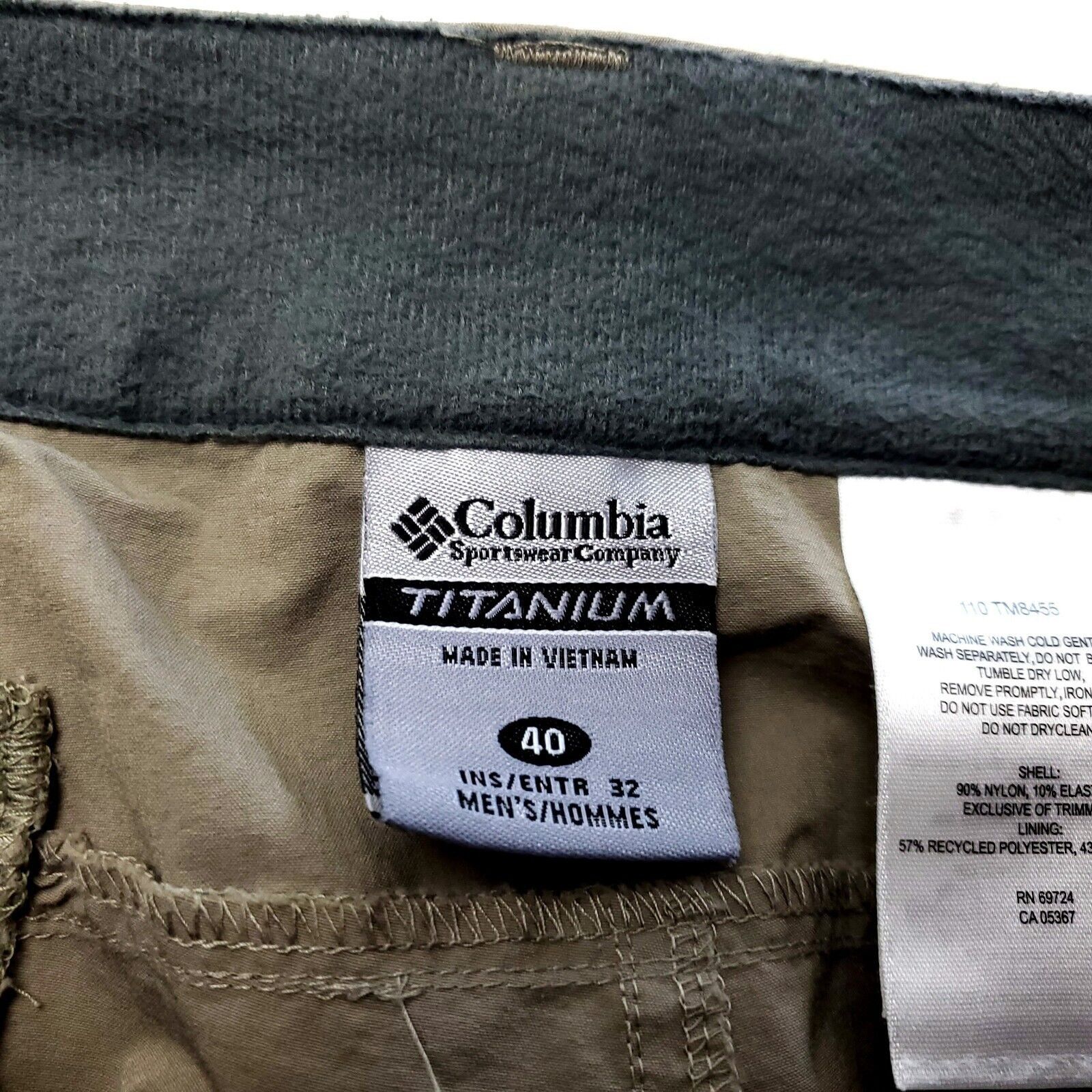 Columbia Columbia Titanium Omni-Dry Nylon Snowboard Pants Tan Flat Fr Size US 42 / EU 58 - 3 Thumbnail