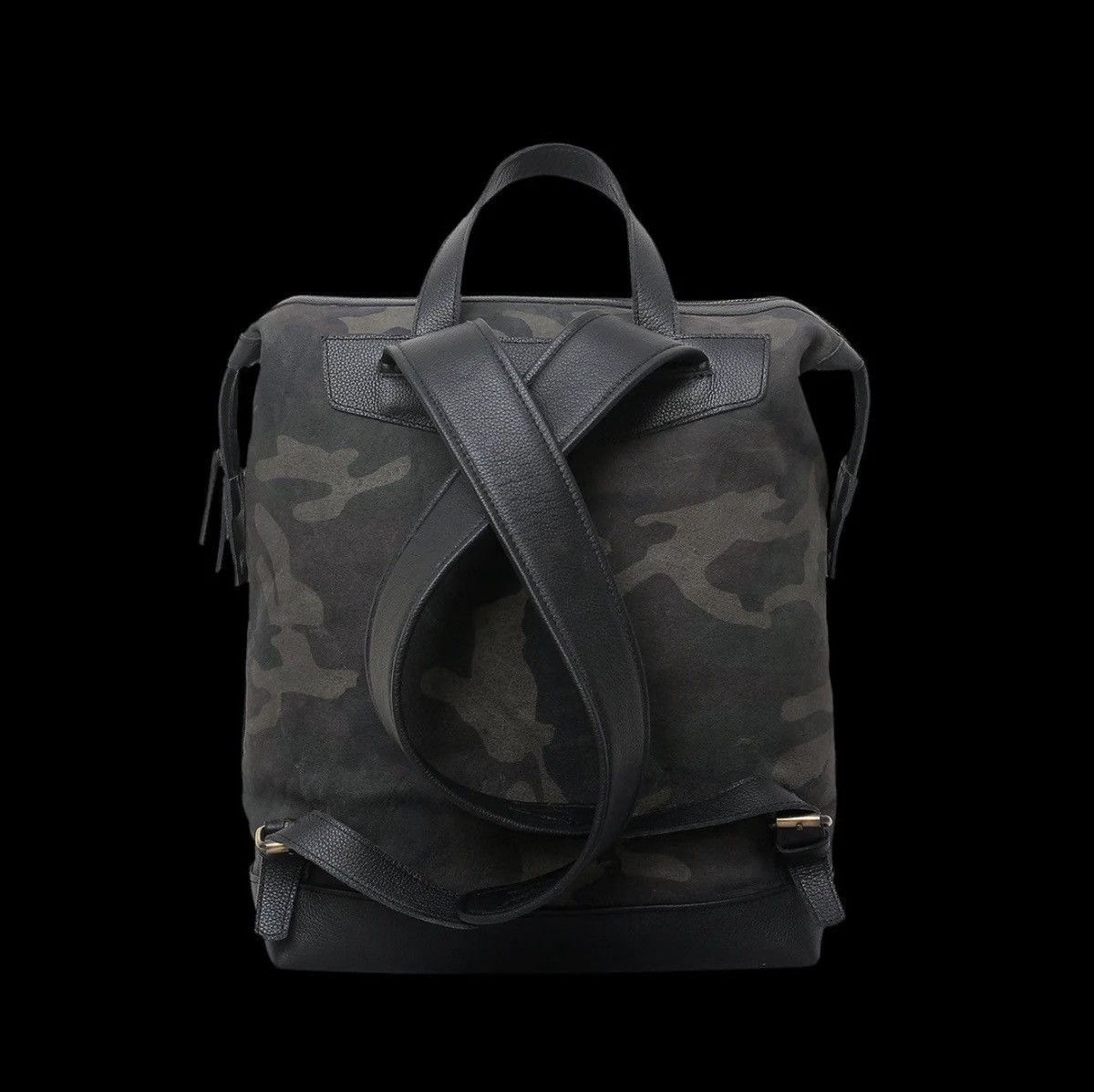 The GV Gallery GV Yard Leather Camo Backpack Raspberry Hills