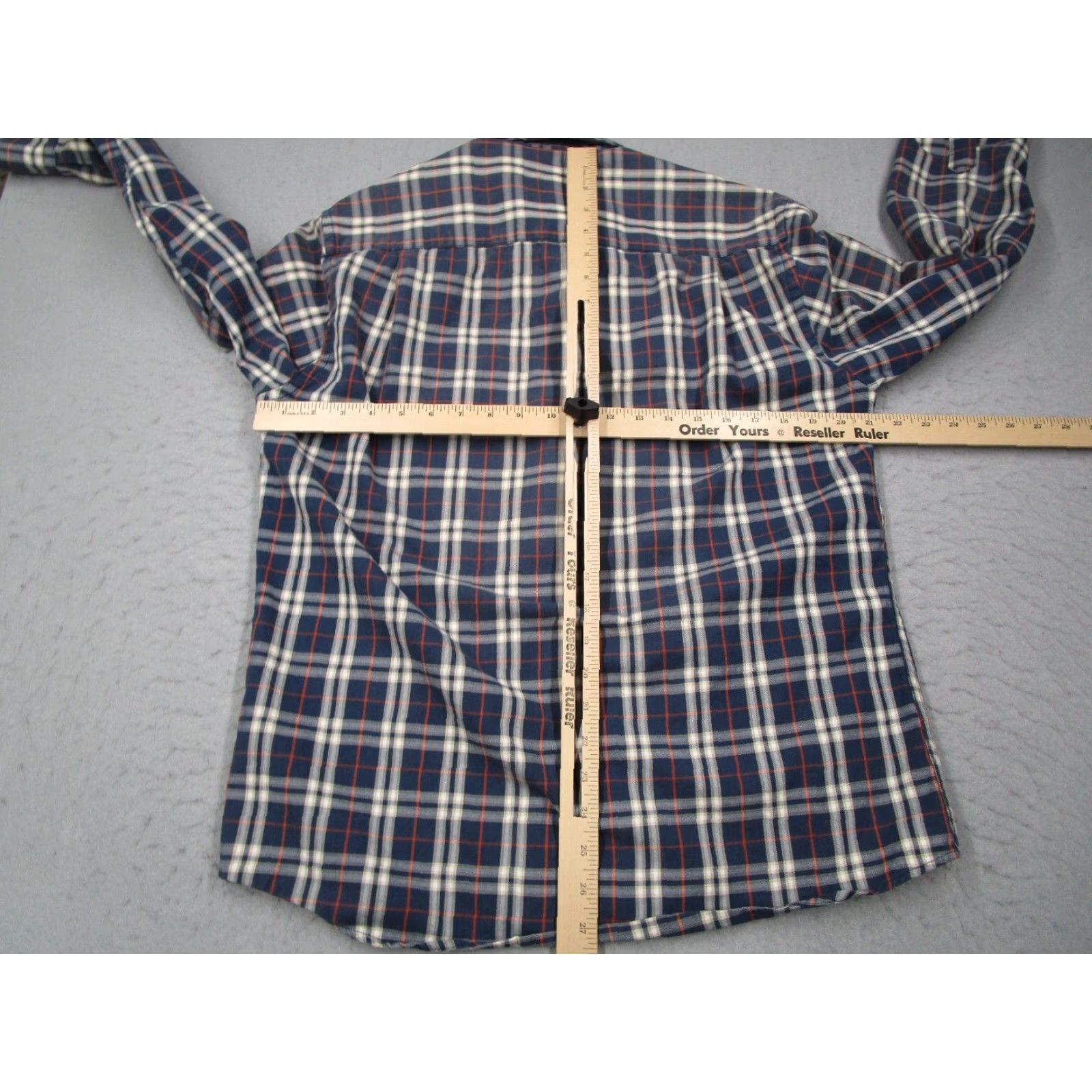 Levi's VINTAGE Levi's Shirt Mens L Blue Plaid Long Sleeve Button-Up Workwear Casual Western 90s Cowboys Mens Size US L / EU 52-54 / 3 - 6 Thumbnail