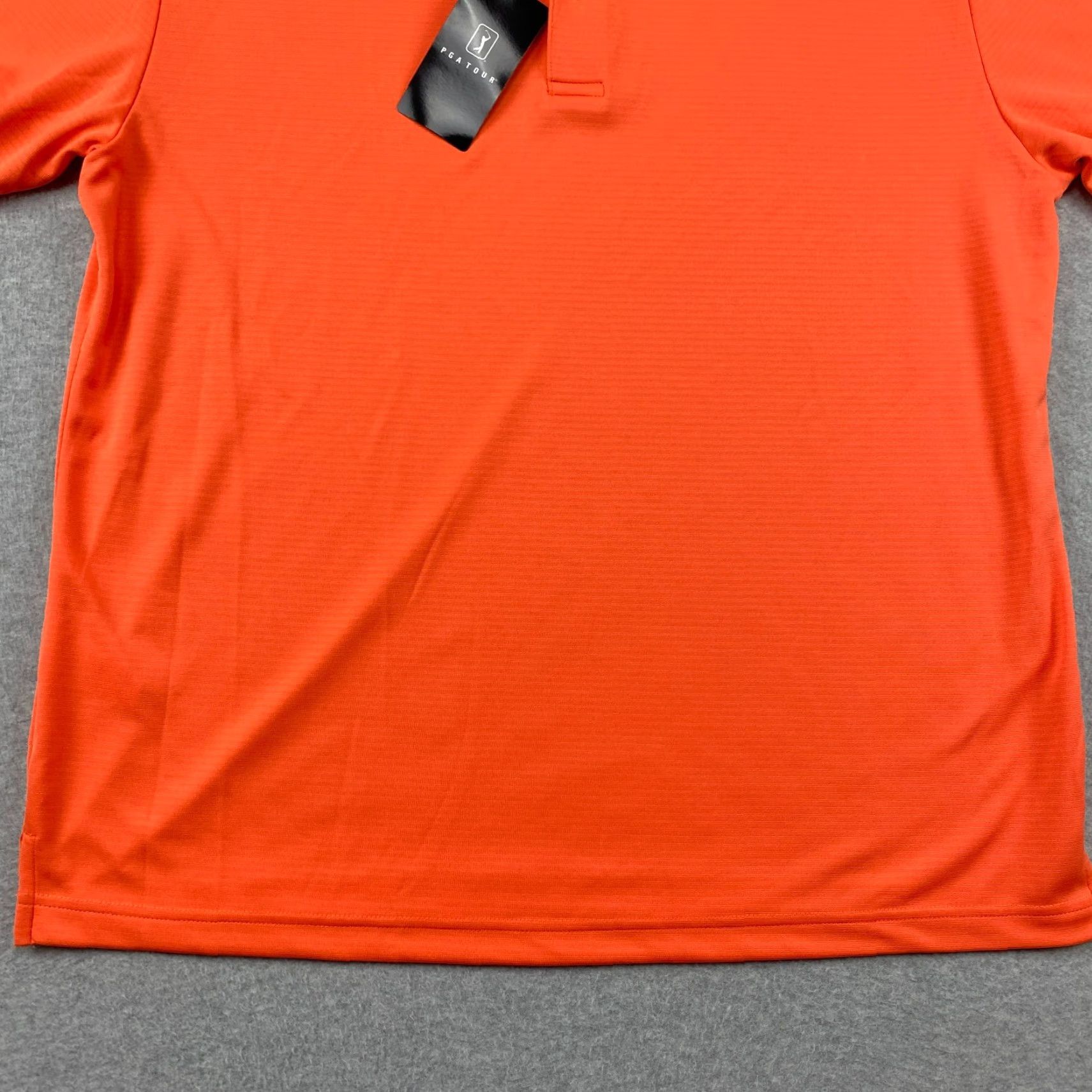 PGA Tour PGA TOUR Polo Shirt Mens XL Orange Short Sleeve Moisture Wicking UPF 50 Golf NWT Size US XL / EU 56 / 4 - 3 Thumbnail