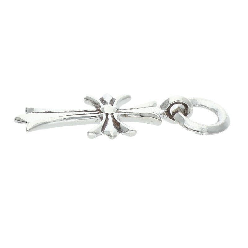 Chrome Hearts Chrome Hearts Tiny CH Cross Charm Silver Necklace Size ONE SIZE - 4 Thumbnail