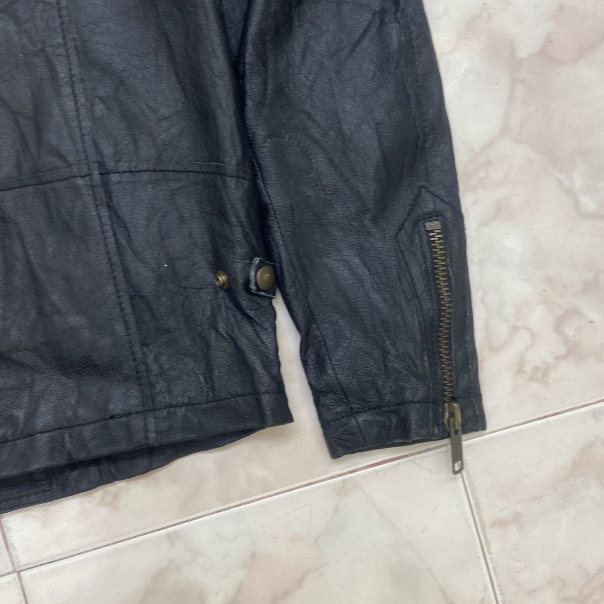 Japanese Brand Urban Functional On The Road Bikers Cafe Racer Leather Size US XS / EU 42 / 0 - 9 Thumbnail