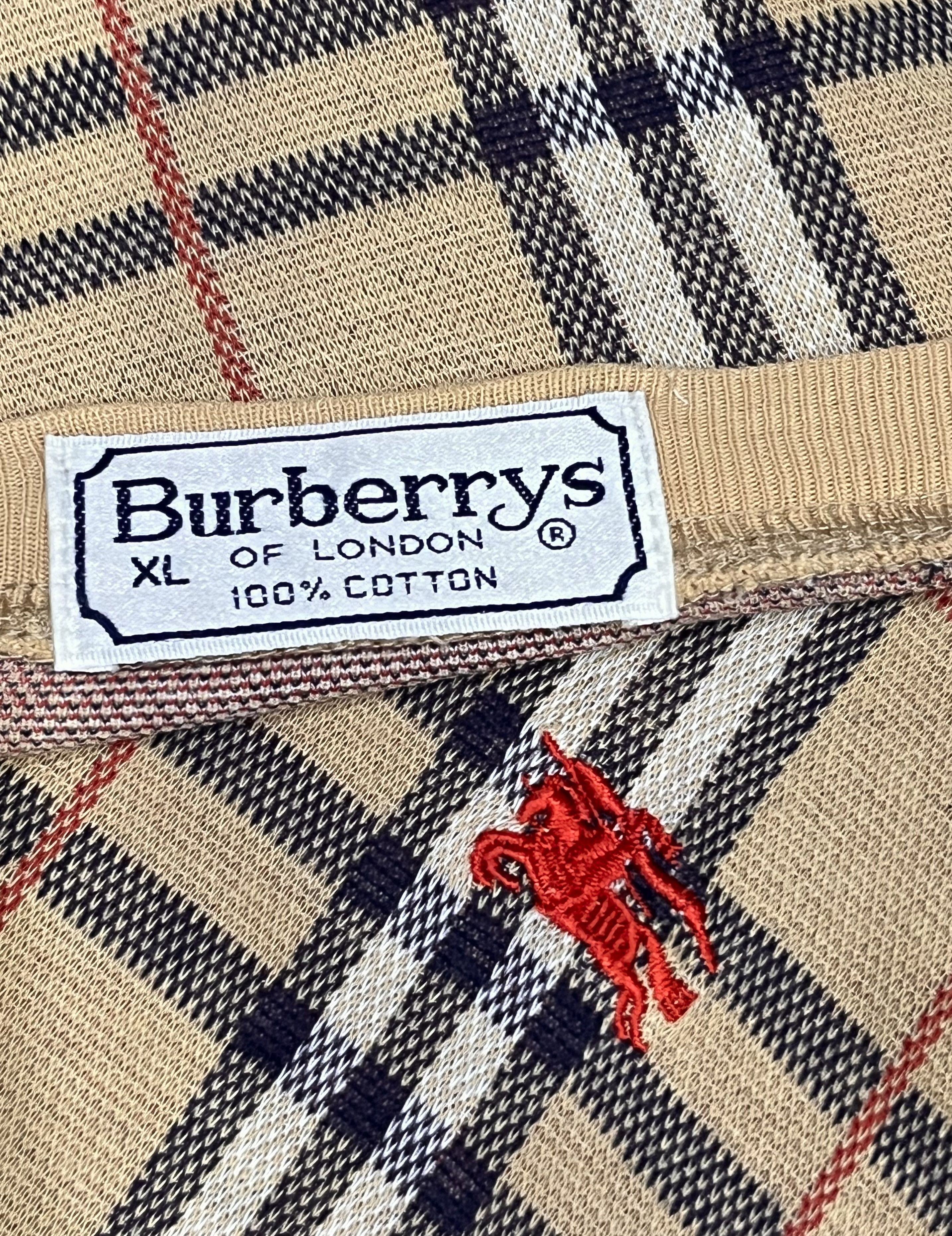 Burberry Vintage BURBERRYS NOVA CHECK Long-sleeve Shirt Size US L / EU 52-54 / 3 - 4 Thumbnail