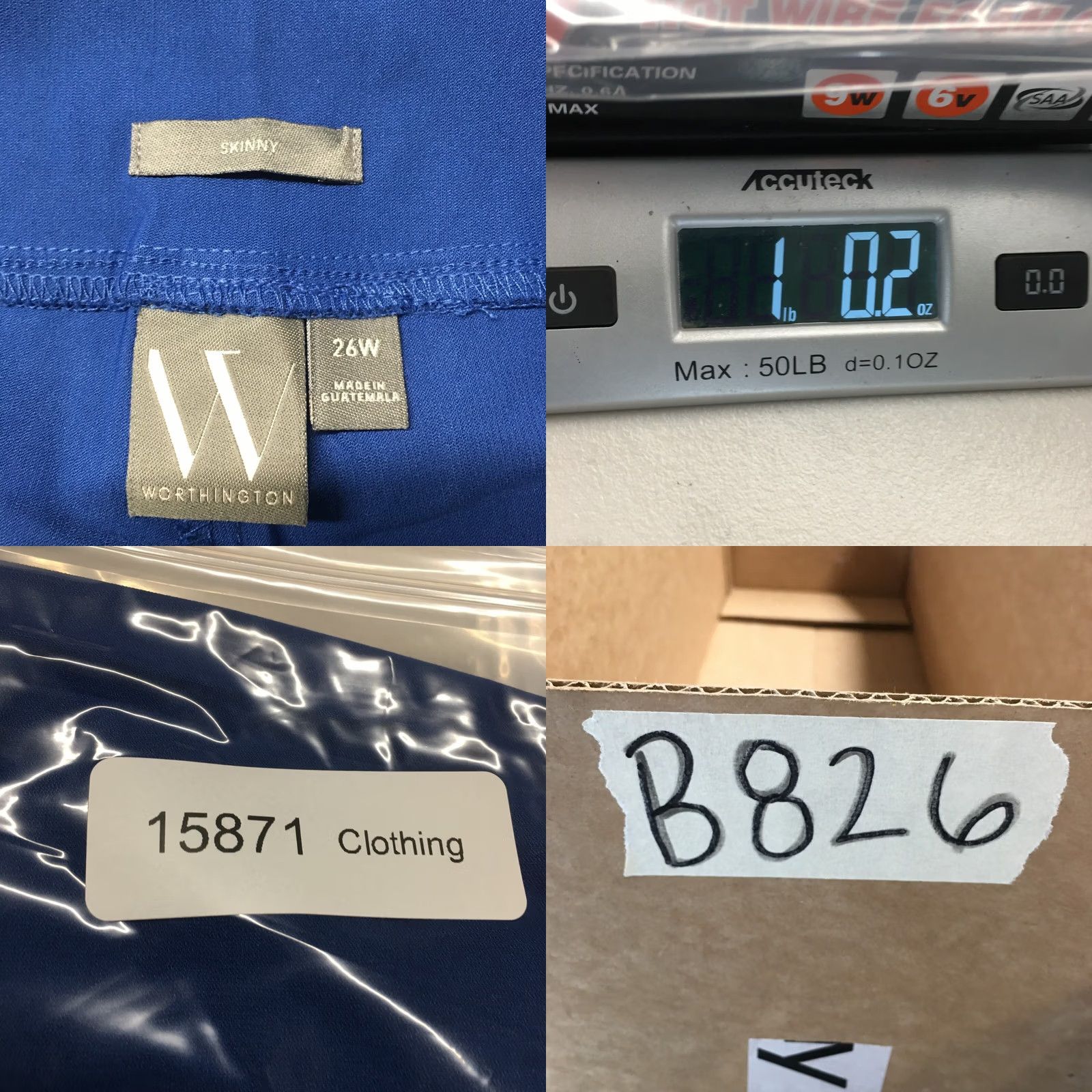 Worthington Worthington Skinny Pants Womens 26W Blue Solid Rayon Blend High Rise Casual NWT Pants Womens 26W Blue Solid Rayon Blend High Rise Casual NWT Size 26" / US 2 / IT 38 - 9 Thumbnail