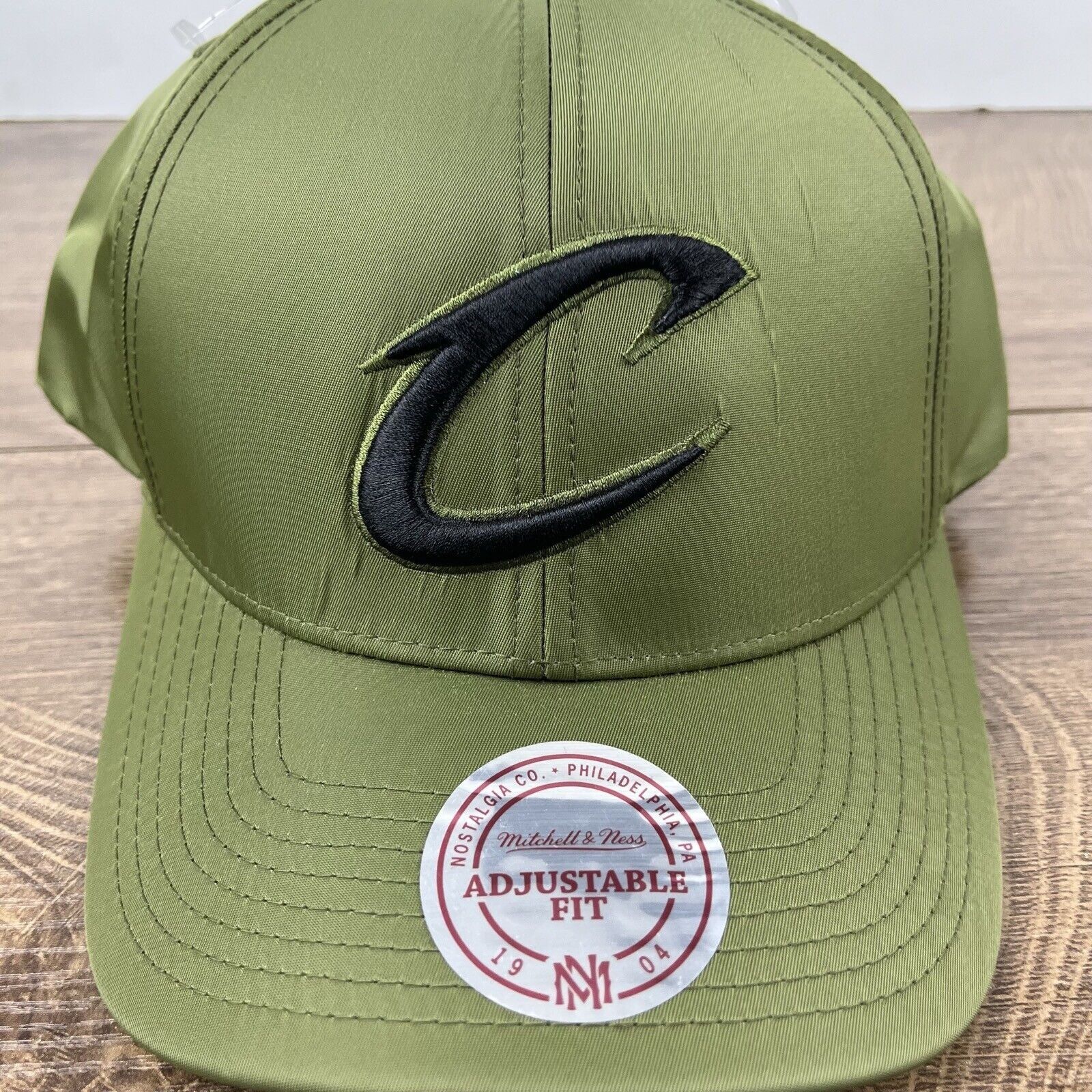 Mitchell & Ness Cleveland Cavaliers Snapback Hat Green Adjustable Green Mitc Size ONE SIZE - 7 Thumbnail