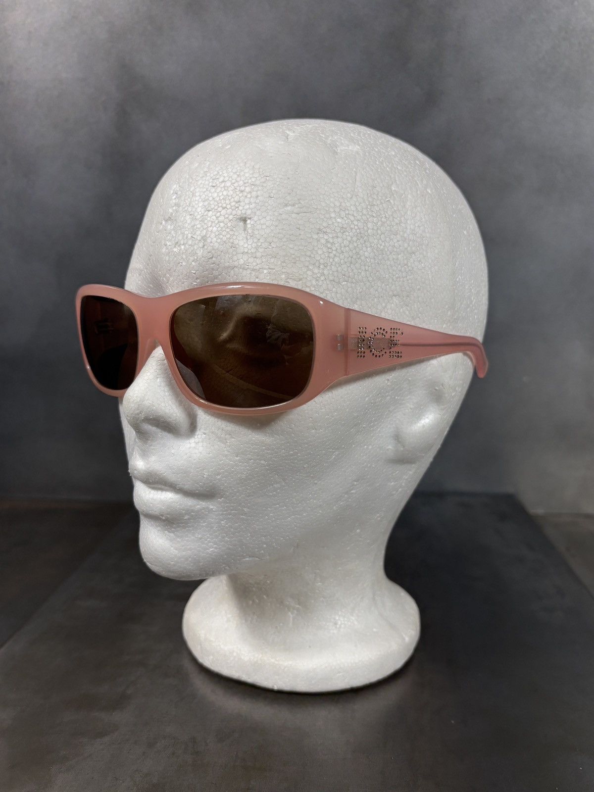 Iceberg 2000s ICEBERG Sunglasses Y2K Vintage Rhinestone Pink Jewel Size ONE SIZE - 5 Thumbnail
