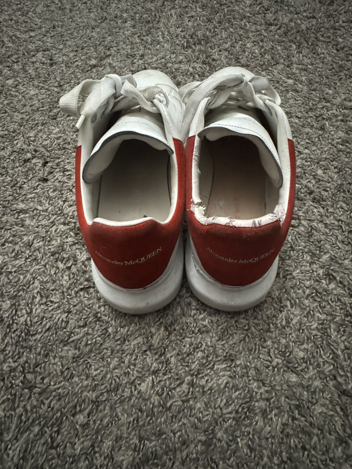 Alexander McQueen Alexander Mcqueens Designer red and white shoes Size US 11 / EU 44 - 4 Thumbnail