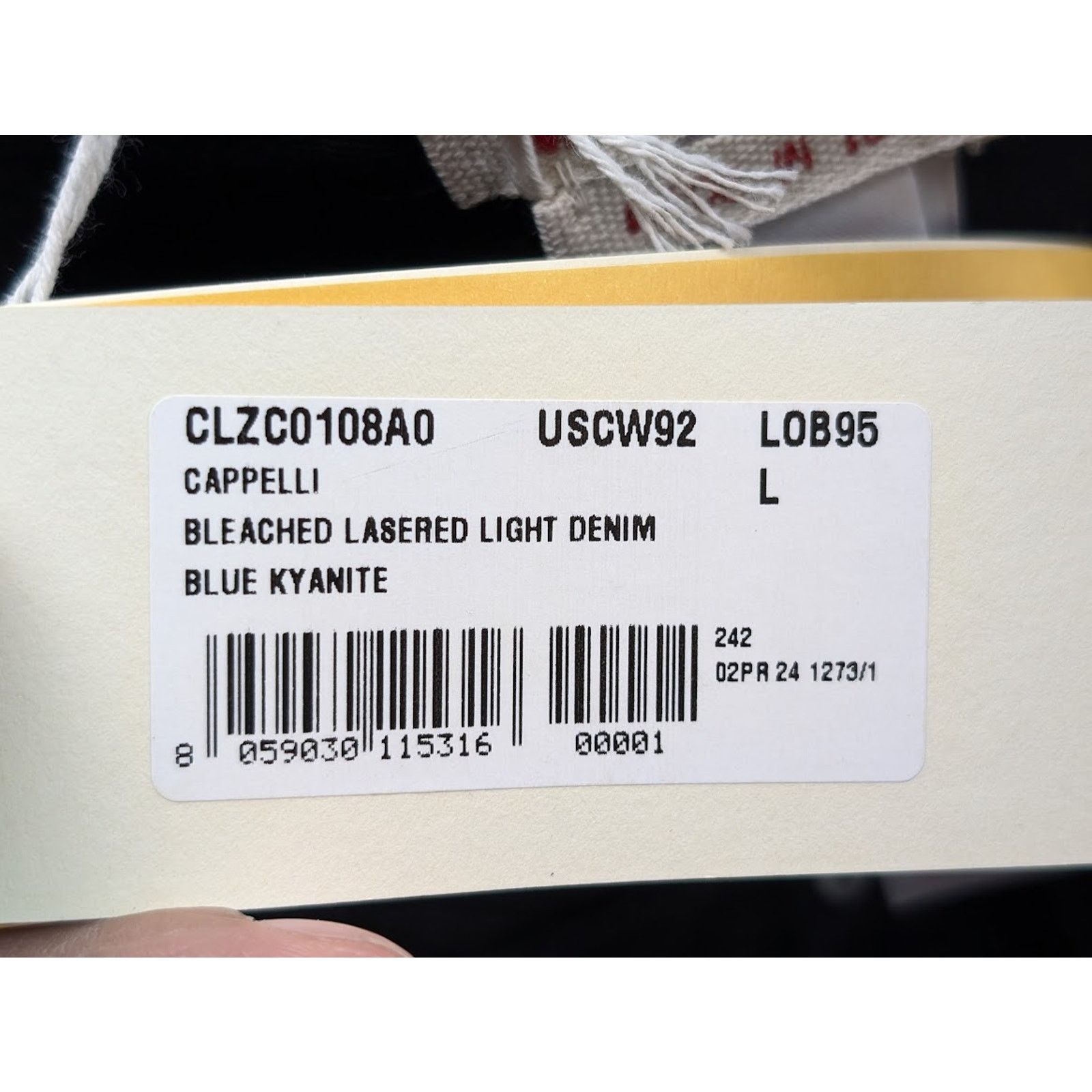 Marni o1rshd1 Size: L / Bleached Lasered Light Denim Cap / Hat Size ONE SIZE - 20 Thumbnail