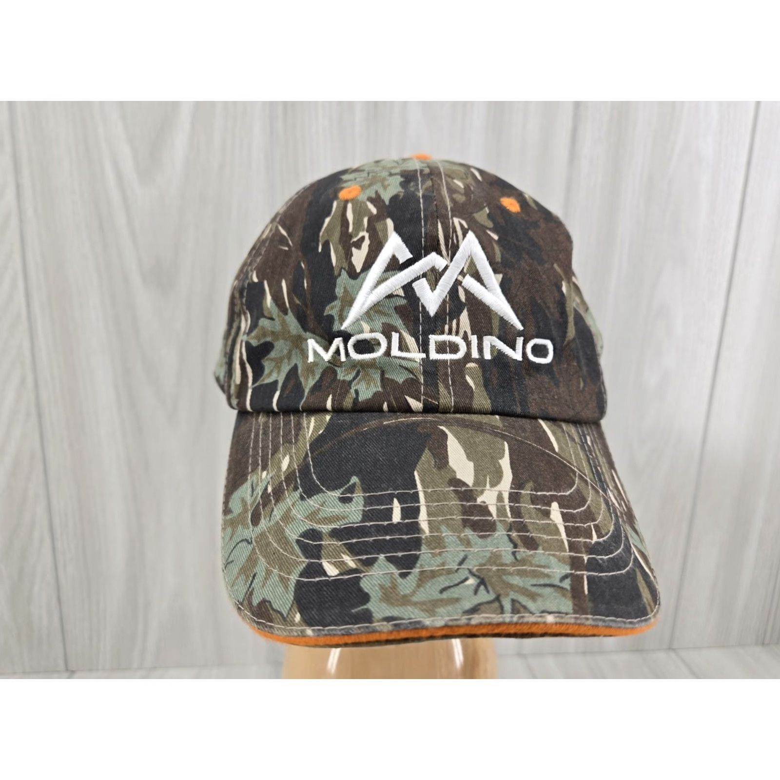 Logo 7 Hit Wear Moldino Mitsubishi Hitachi Hat Men Tool Smokey Branch Camo White Logo Adjustable Trucker Hat Men One Size Camouflage Casual Workwear Size ONE SIZE - 3 Thumbnail