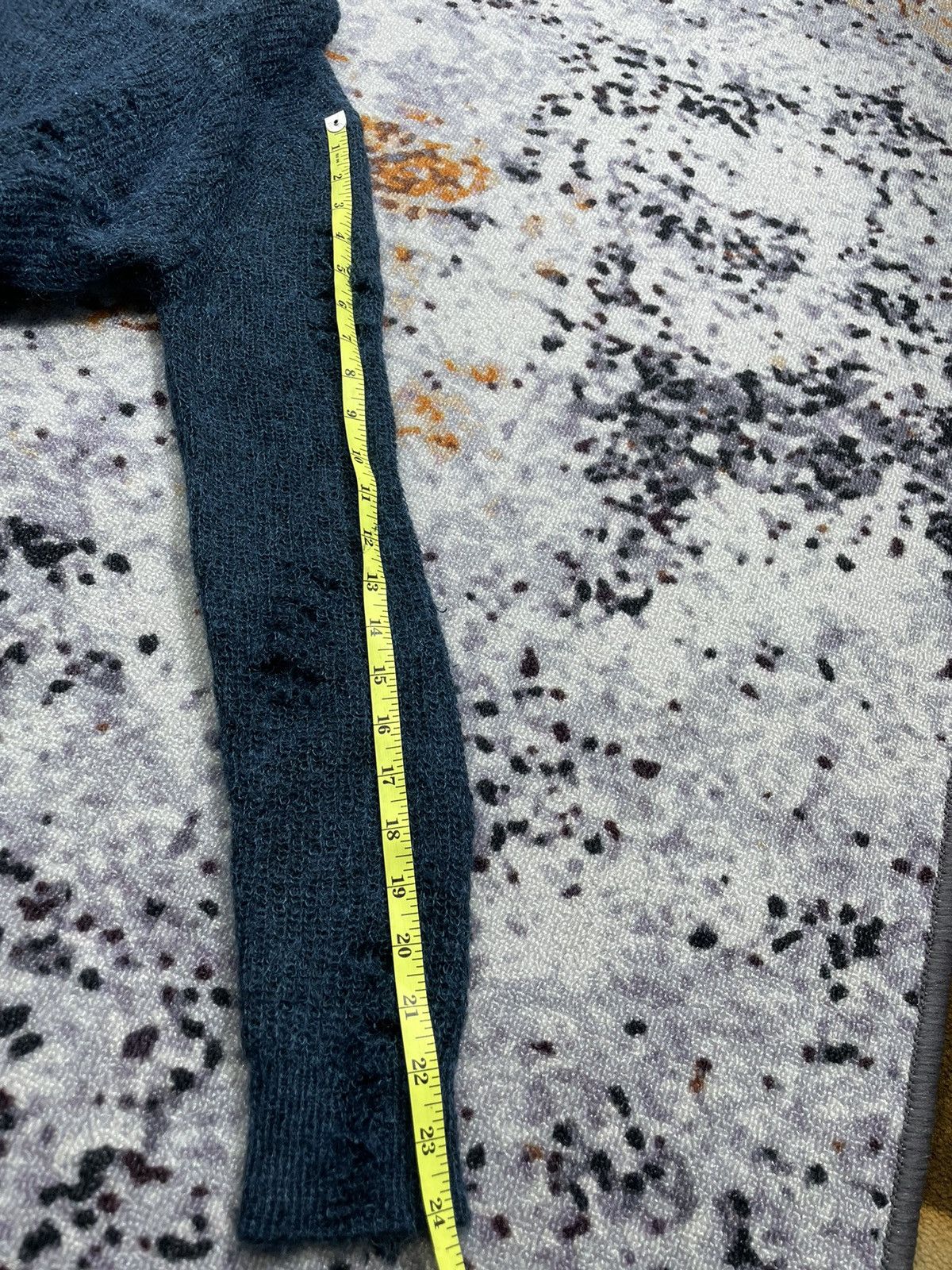 Beauty Beast × Hysteric Glamour × Japanese Brand Uniqlo Distressed Trashed knit Sweater ifsixstyle Size US L / EU 52-54 / 3 - 8 Thumbnail
