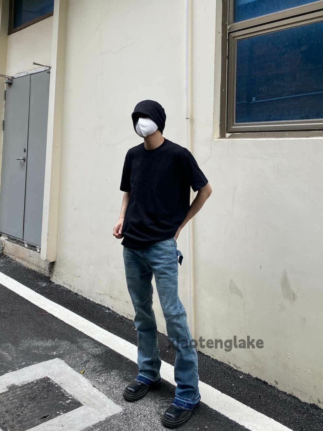 Jean × Vintage washed faded cleanfit yuppie bootcut punk flared jeans Size US 30 / EU 46 - 3 Thumbnail