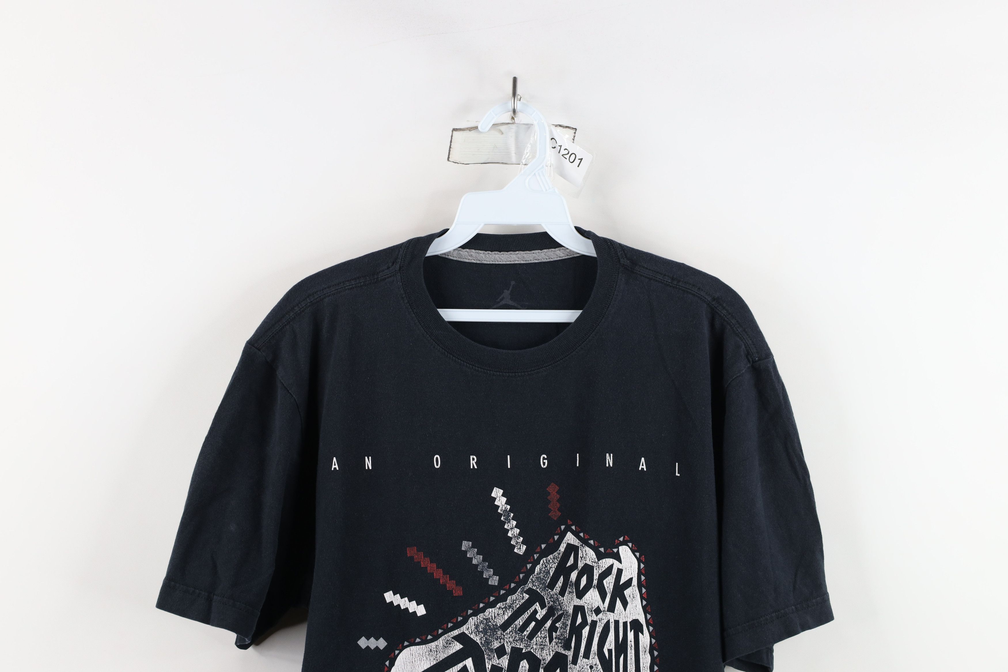 Nike × Vintage Nike Air Jordan Rock The Right Thing Mars Spike Lee T-Shirt Size US L / EU 52-54 / 3 - 2 Thumbnail