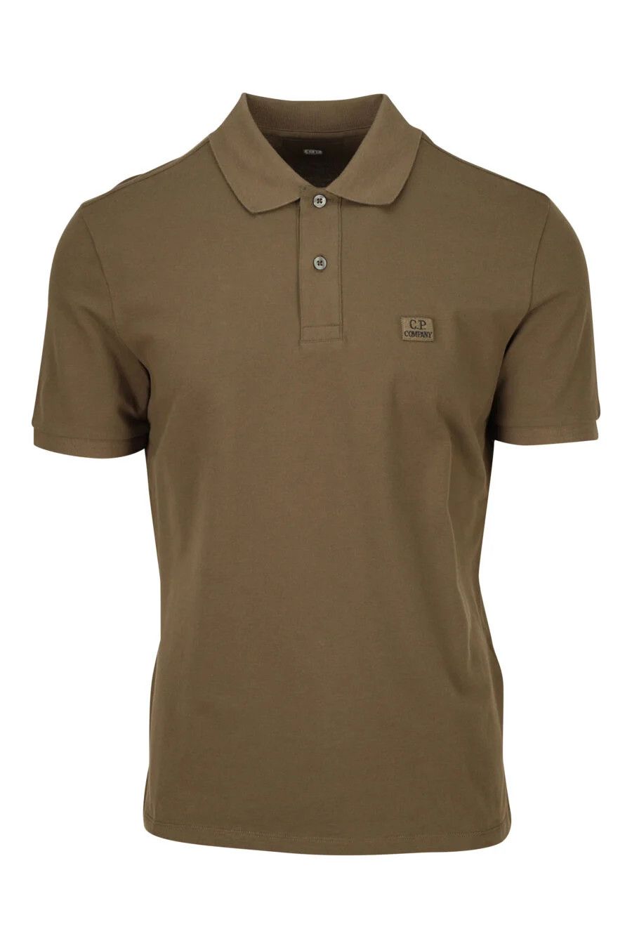 C.P. Company o1y1224 Logo Polo T-Shirt in Military Green Size US XS / EU 42 / 0 - 1 Thumbnail