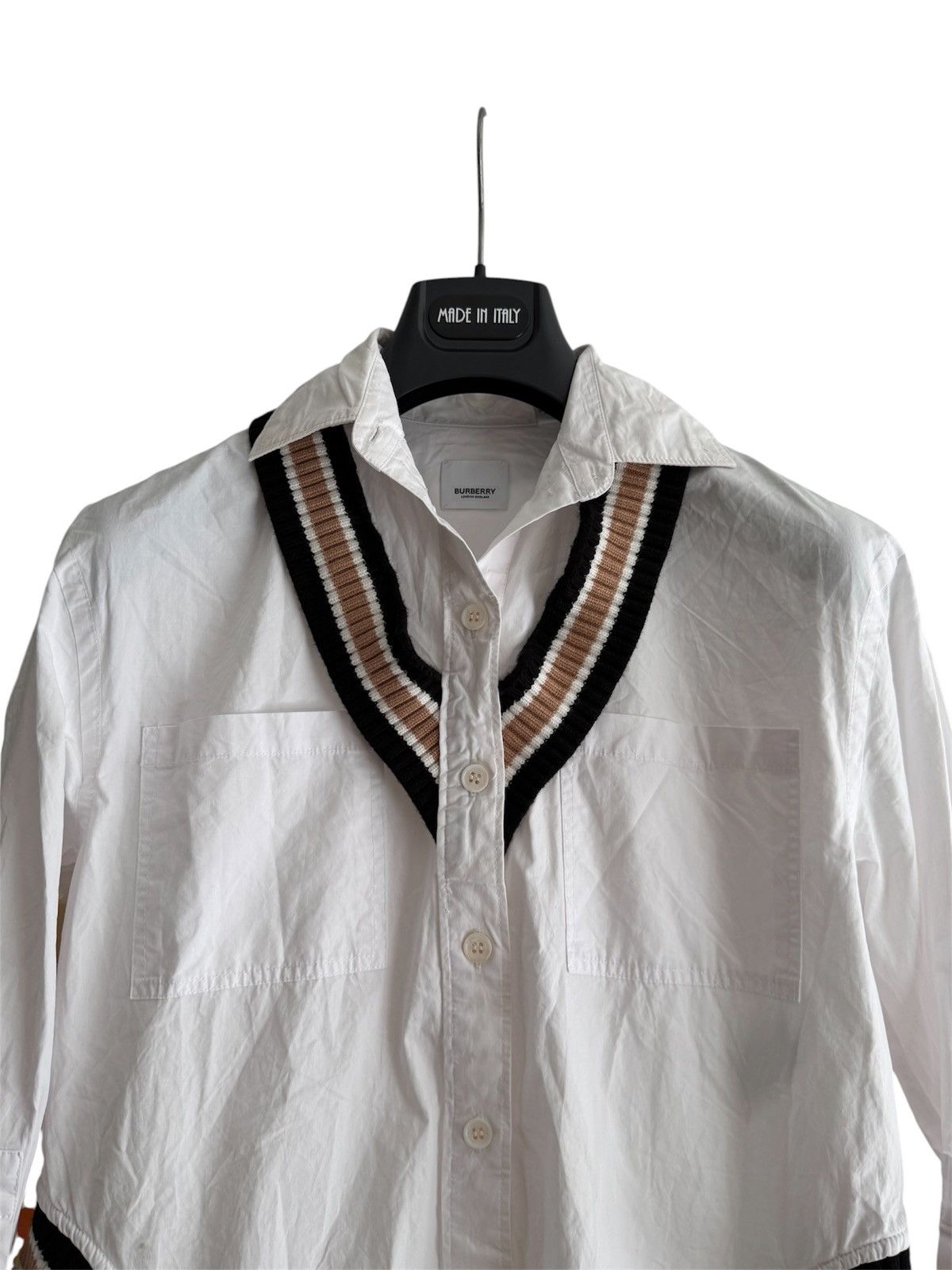 Burberry Burberry Optic Rib Knit Shirt Size S / US 4 / IT 40 - 3 Thumbnail