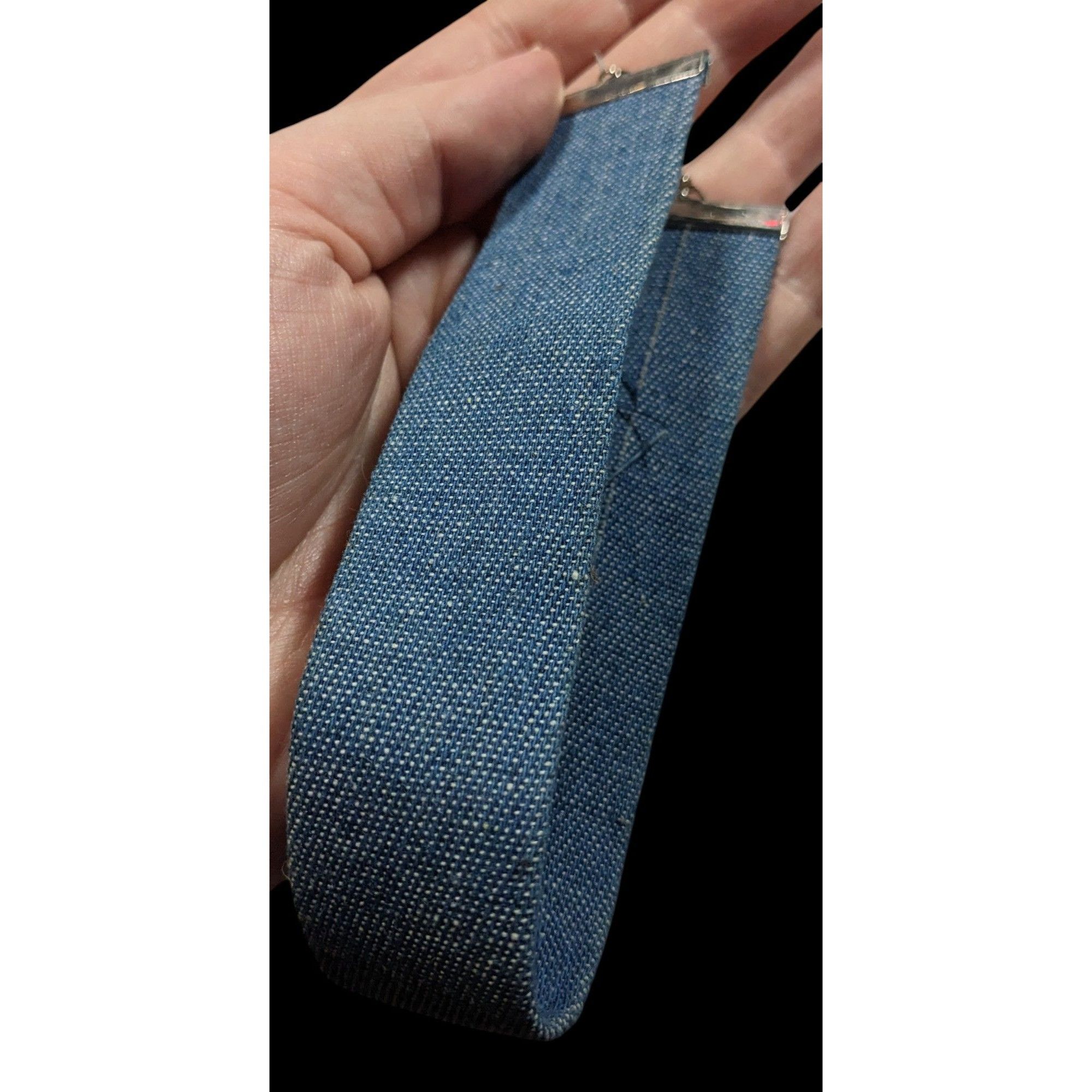 Nordstrom Nordstrom Blue Denim Wide Choker Necklace Size ONE SIZE - 2 Thumbnail