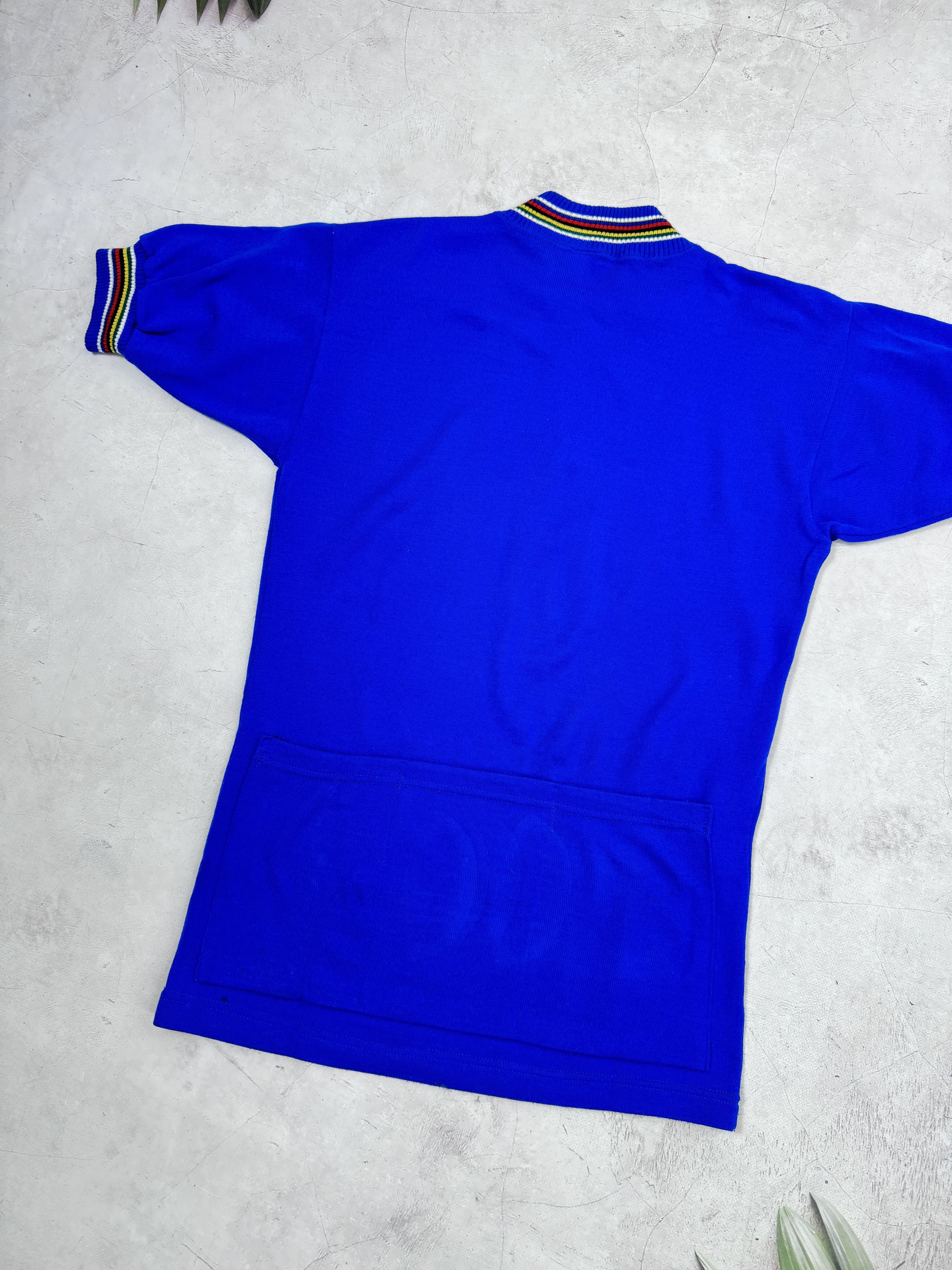 Vintage Vintage 70s Campitello Cycling Jersey UCI Rainbow Size US M / EU 48-50 / 2 - 13 Thumbnail