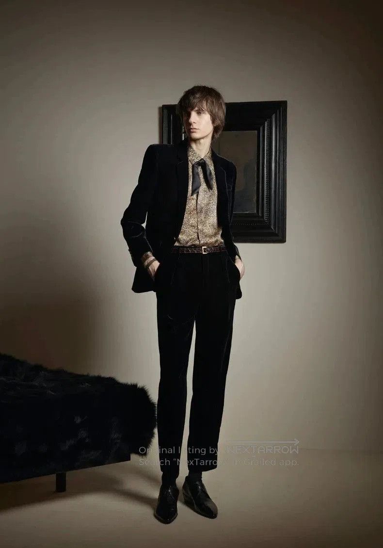 Saint Laurent Paris Saint Laurent Silk Leopard Print Shirt. Size US M / EU 48-50 / 2 - 6 Thumbnail