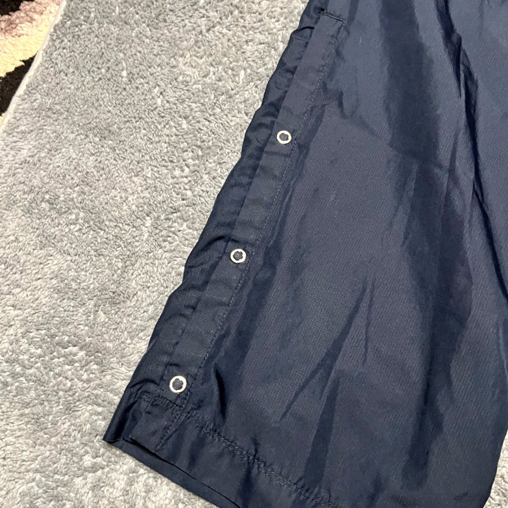Nike Nike Golf Pants Mens Large Navy Blue Fit Storm Straight Ankle Snap Windbreaker Size US 33 - 3 Thumbnail