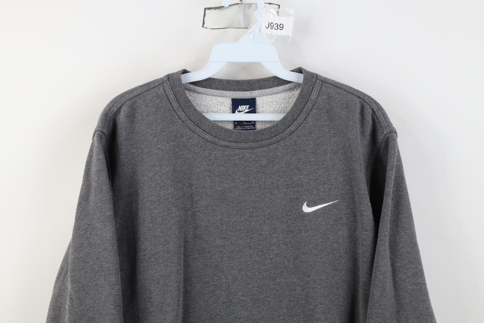 Nike Vintage Y2K Nike Scott Mini Swoosh Crewneck Sweatshirt Gray Size US M / EU 48-50 / 2 - 2 Thumbnail