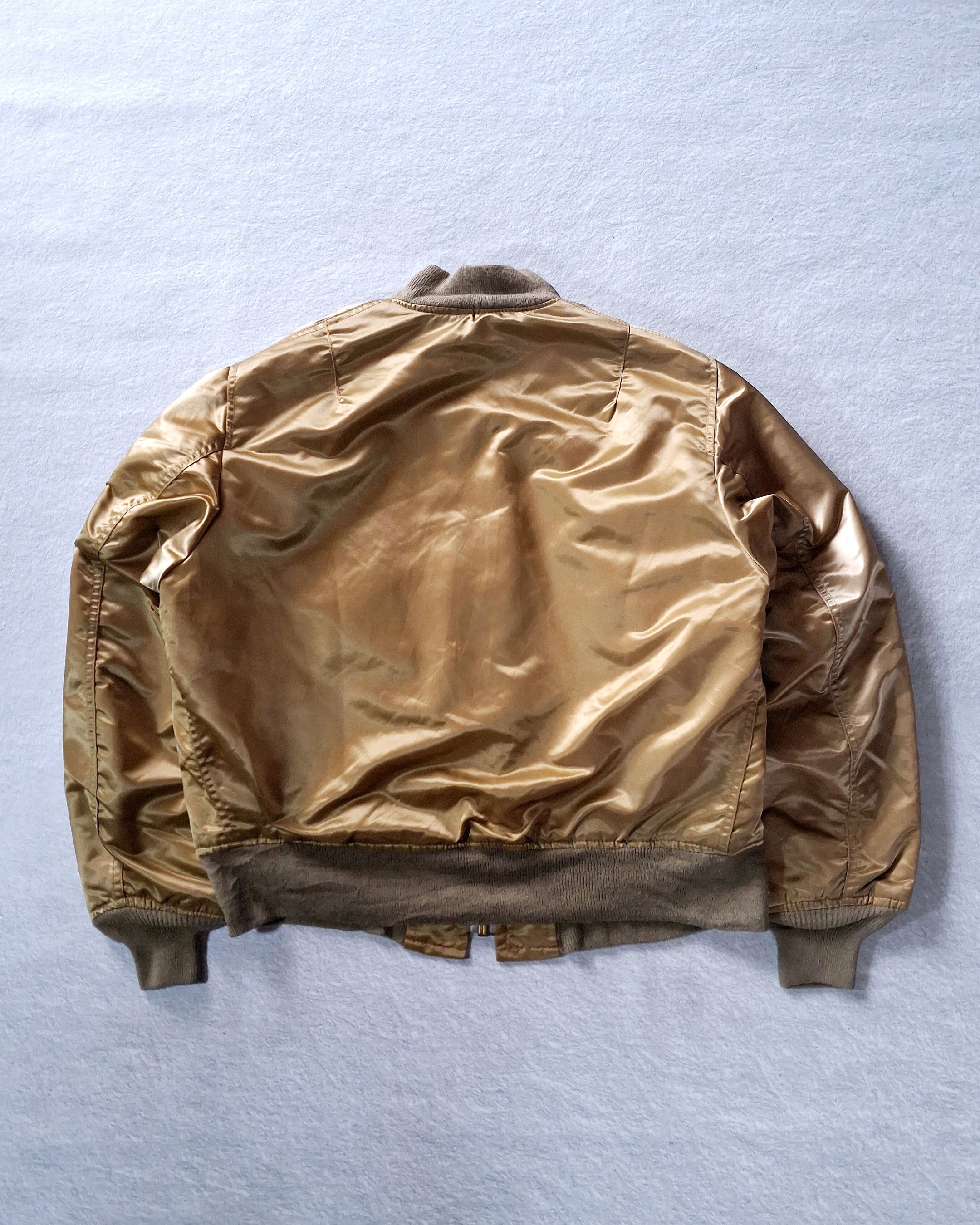 Vintage CORINTH MFG CO MA-1 MILITARY UNIFORM BOMBER JACKET Size US L / EU 52-54 / 3 - 12 Thumbnail