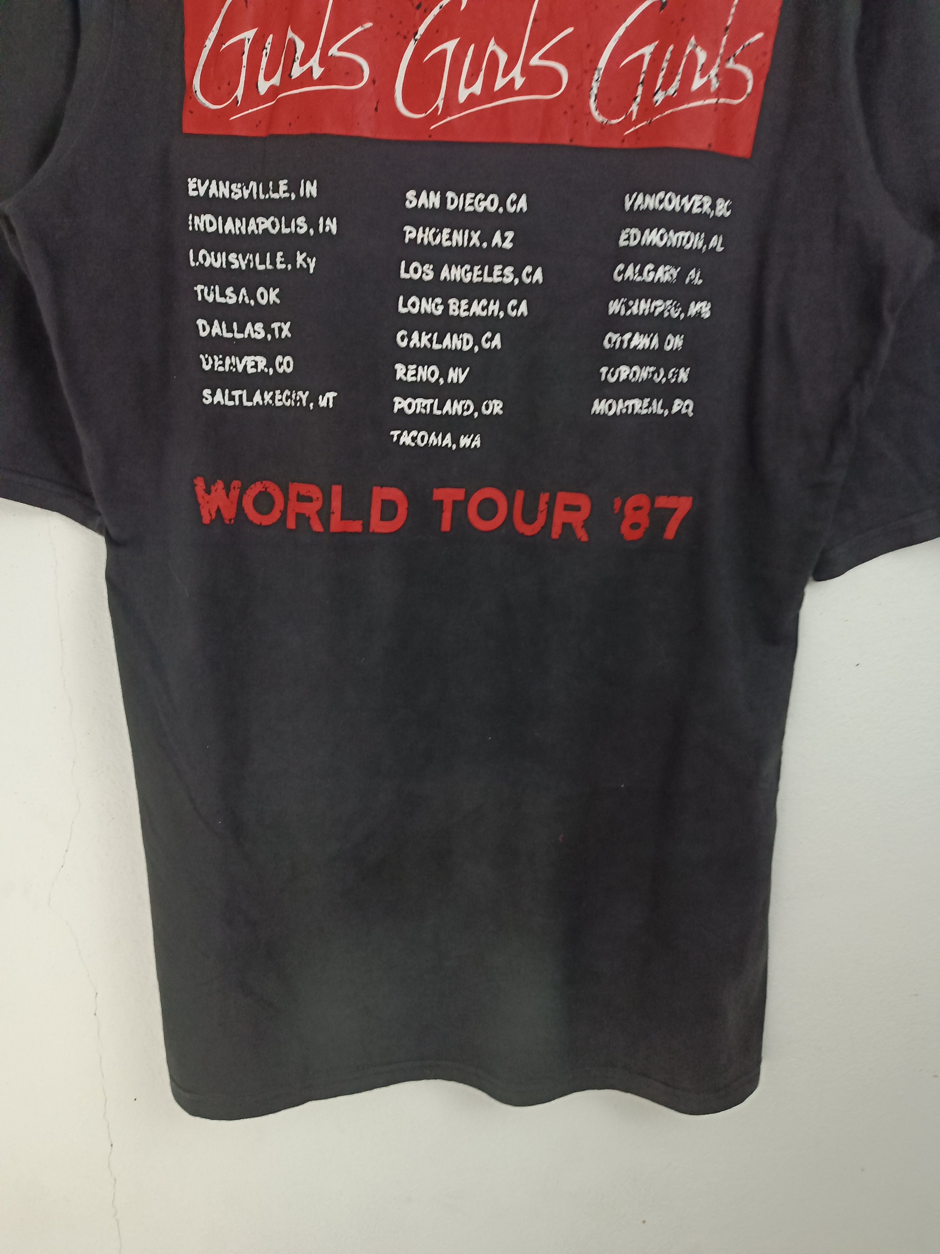 Band Tees VINTAGE BAD BOYS MOTLEY CRUE HOLLYWOOD CA VERY RARE Size US M / EU 48-50 / 2 - 14 Thumbnail