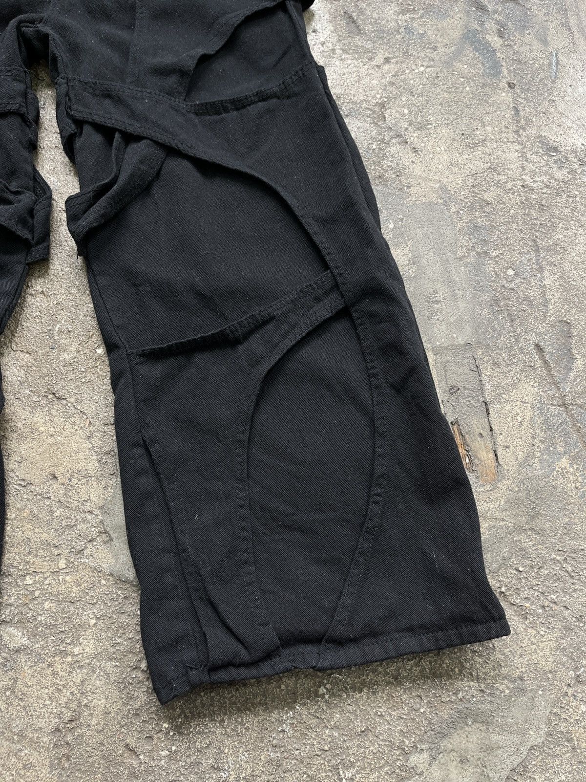 Other Futuristic Black Wide Leg Jeans (unisex) Size US 29 - 4 Thumbnail