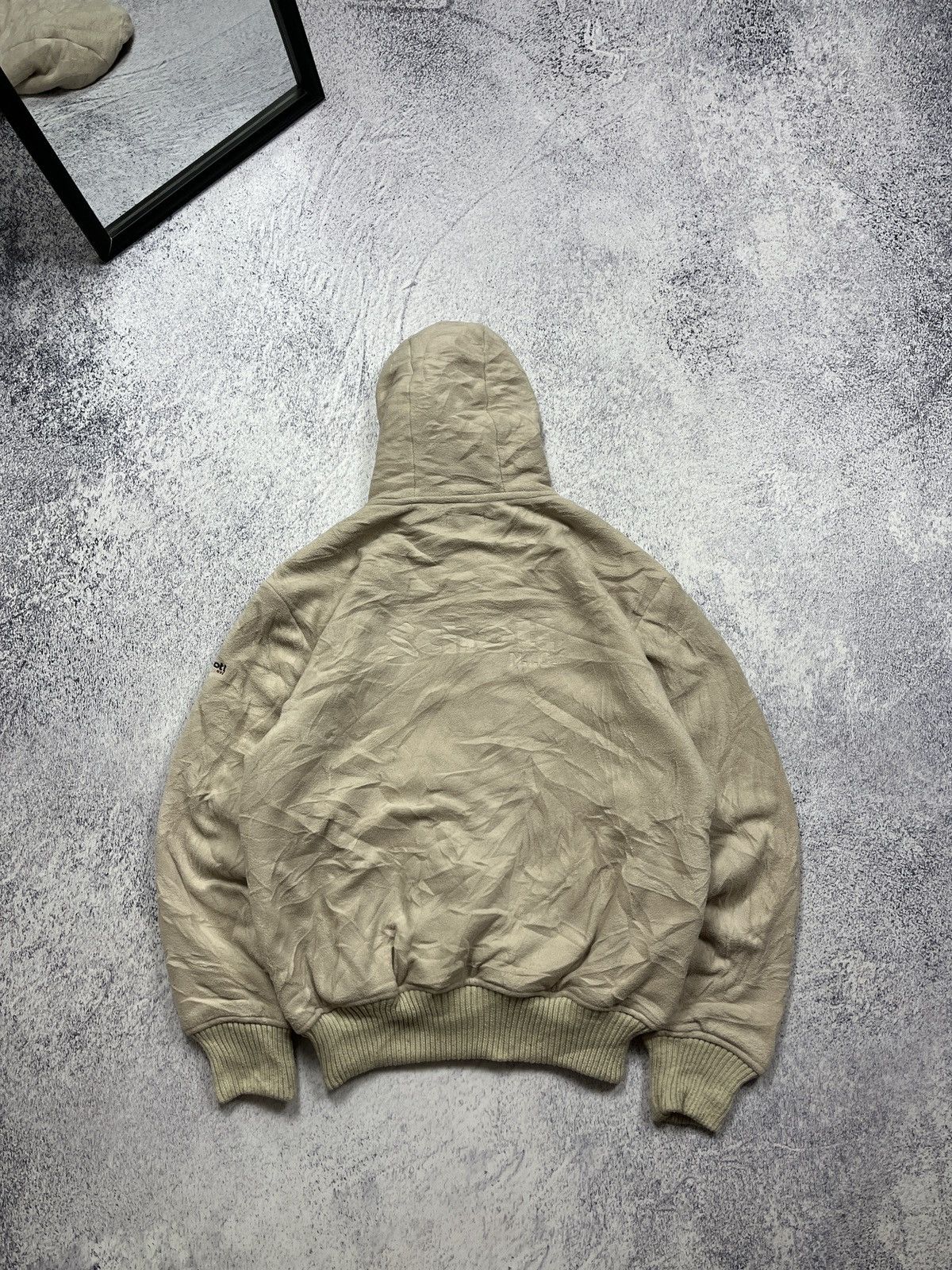 Schott × Vintage Vintage 90s Schott Fleece Zip Hoodie Sherpa Jacket Size US L / EU 52-54 / 3 - 16 Thumbnail