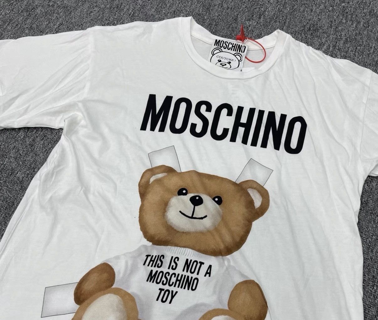 Moschino Moschino Teddy Bear Print T-shirt J16 Size US M / EU 48-50 / 2 - 4 Thumbnail