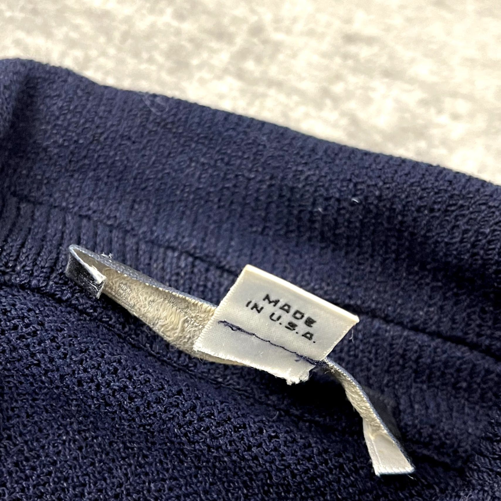 St. John VINTAGE ST. JOHN Womens Sweater Size 14 Blue Wool Knit Full Zip Pockets Preppy Classic Size XL / US 12-14 / IT 48-50 - 7 Thumbnail
