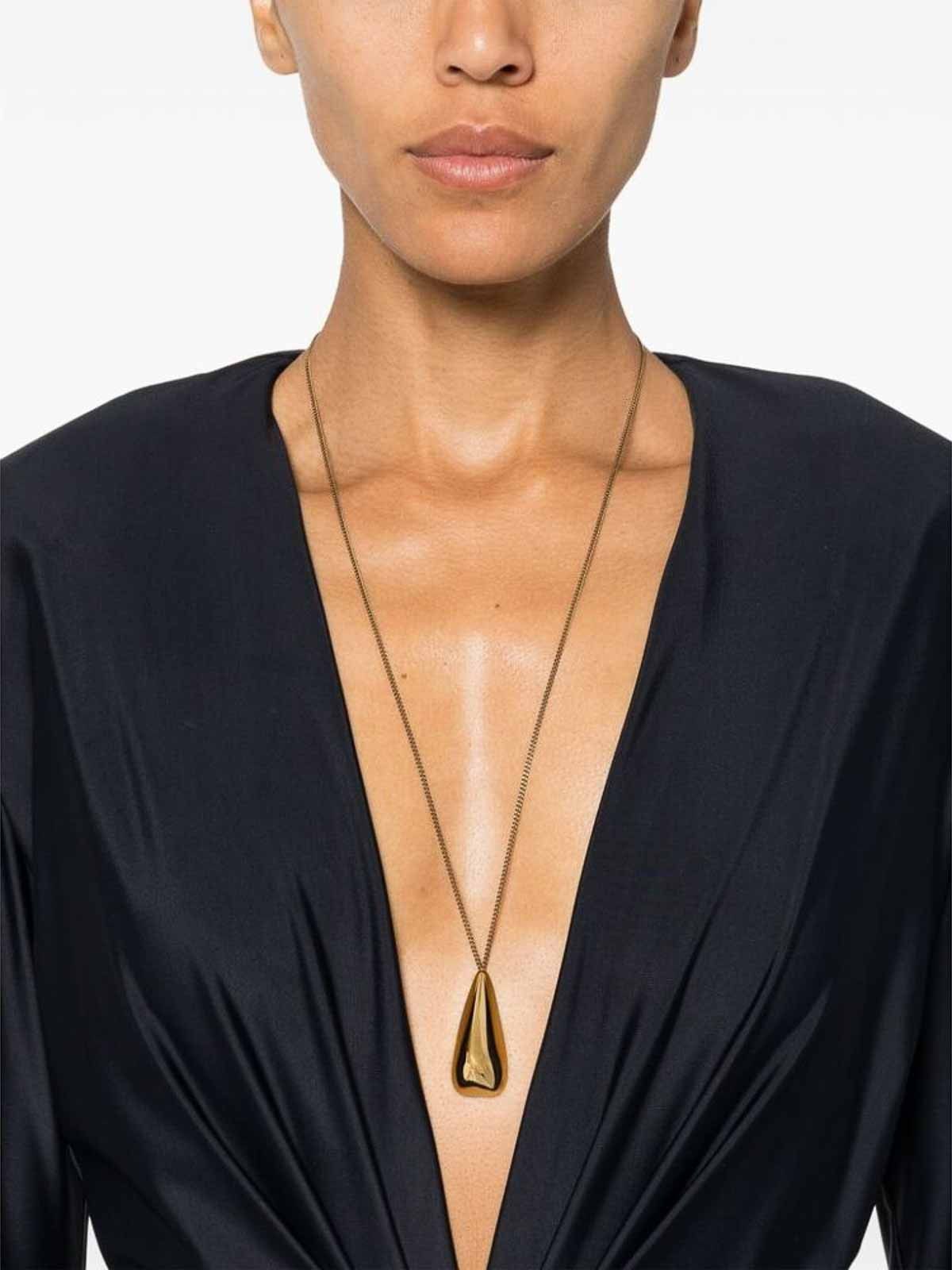 Alexander McQueen ALEXANDER MCQUEEN Claw gold tone metal charm necklace Size ONE SIZE - 2 Thumbnail