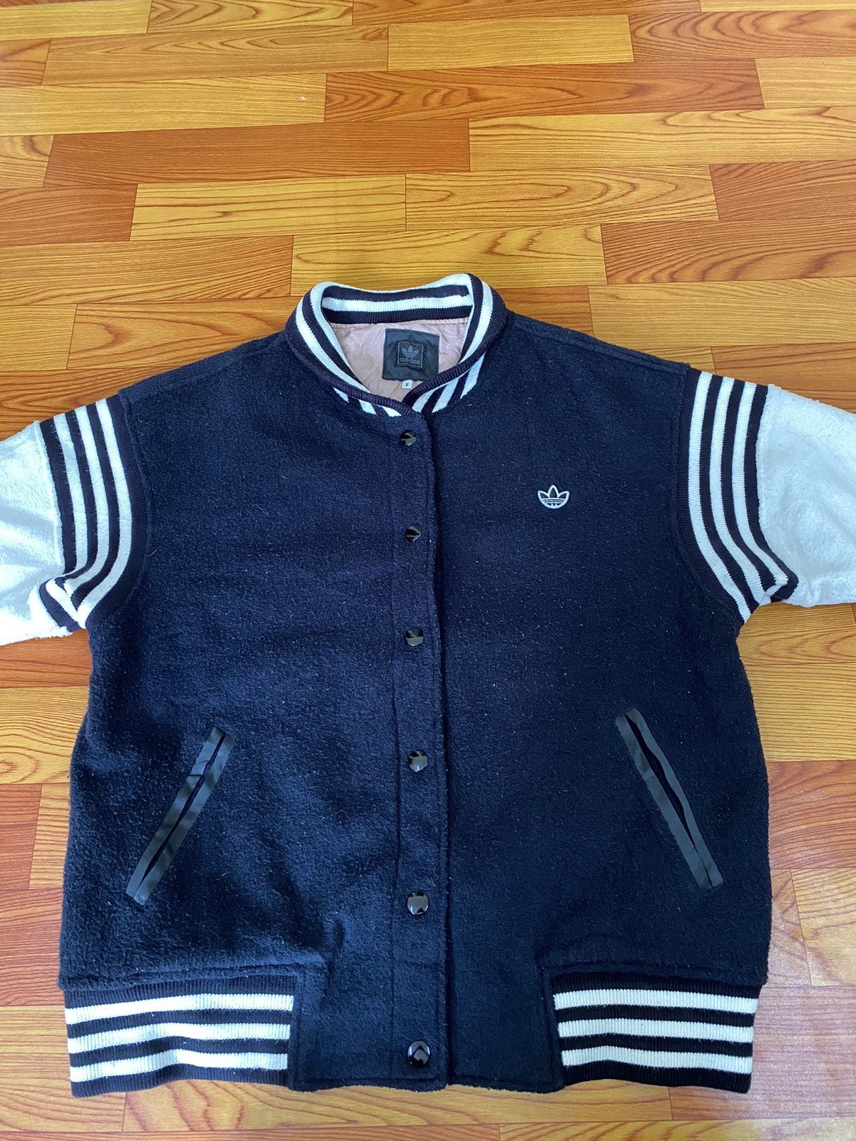 Adidas Vintage Adidas Varsity Jacket Size US L / EU 52-54 / 3 - 4 Thumbnail