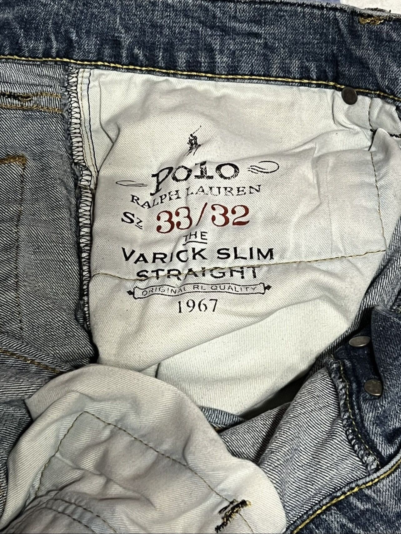 Polo Ralph Lauren Ralph Lauren Varick slim straight Size US 33 - 3 Thumbnail