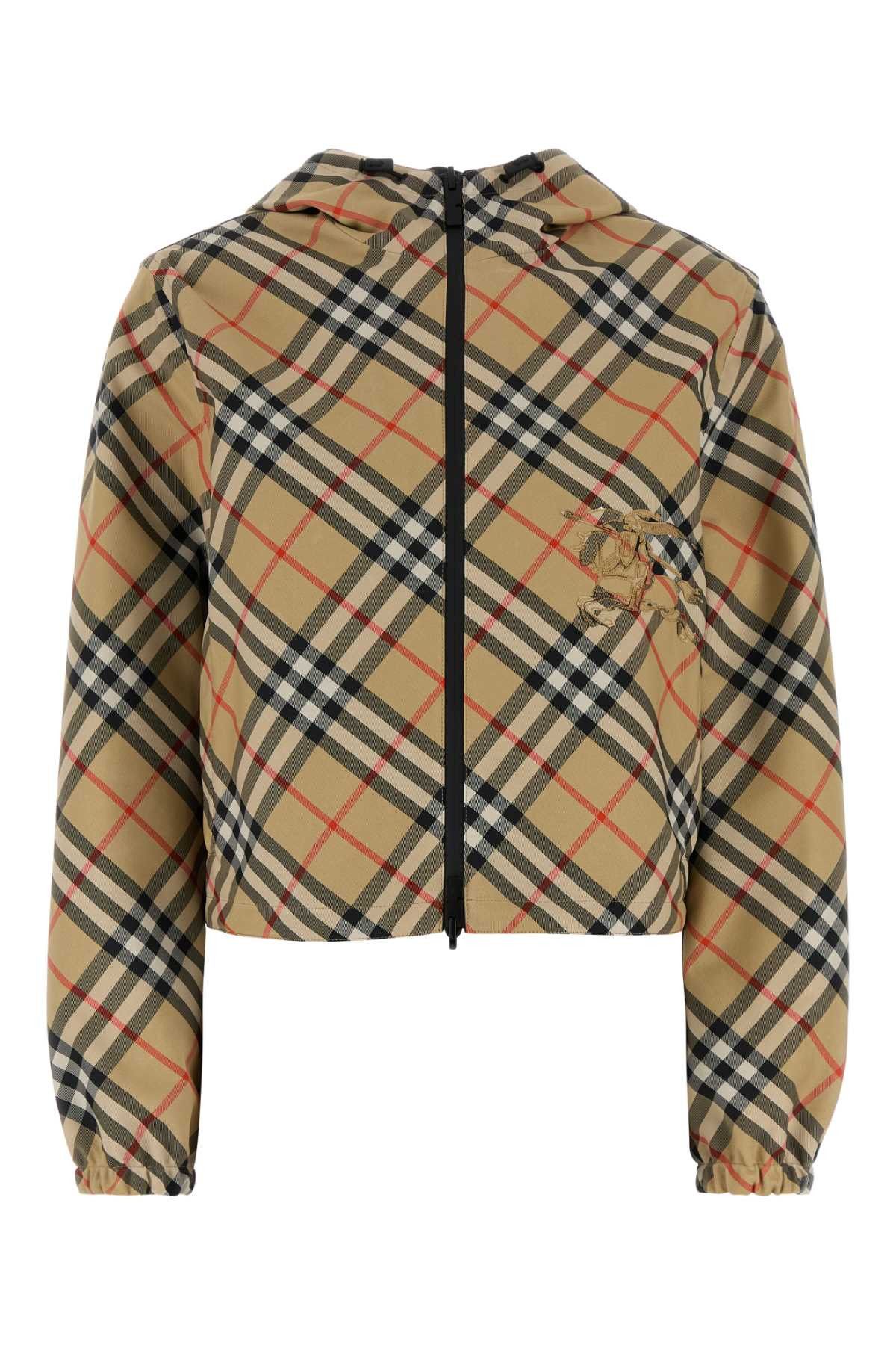 Burberry Embroidered Twill Reversible Jacket Size S / US 4 / IT 40 - 1 Thumbnail