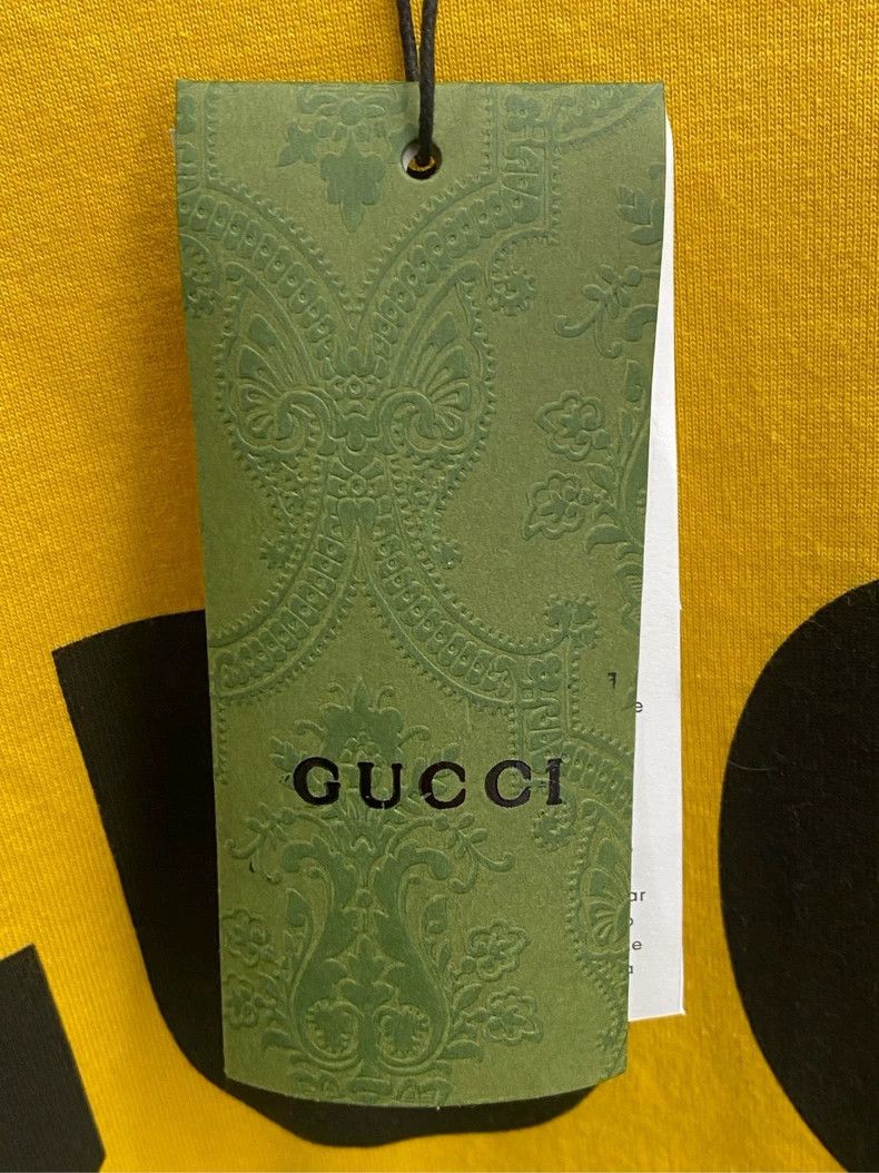 Gucci GucciYellow letter logo short sleeves 2503-Nextarrow Size US S / EU 44-46 / 1 - 6 Thumbnail