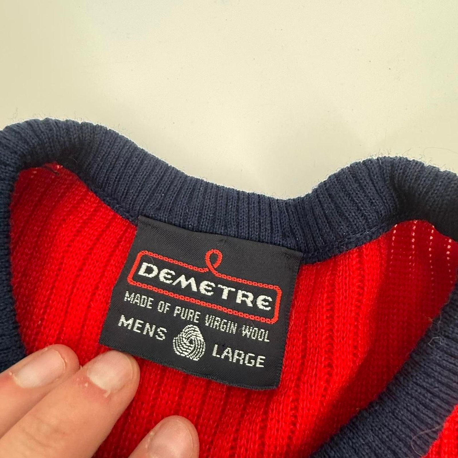 Woolrich Woolen Mills Vintage demetre pure wool sweater Size US L / EU 52-54 / 3 - 7 Thumbnail