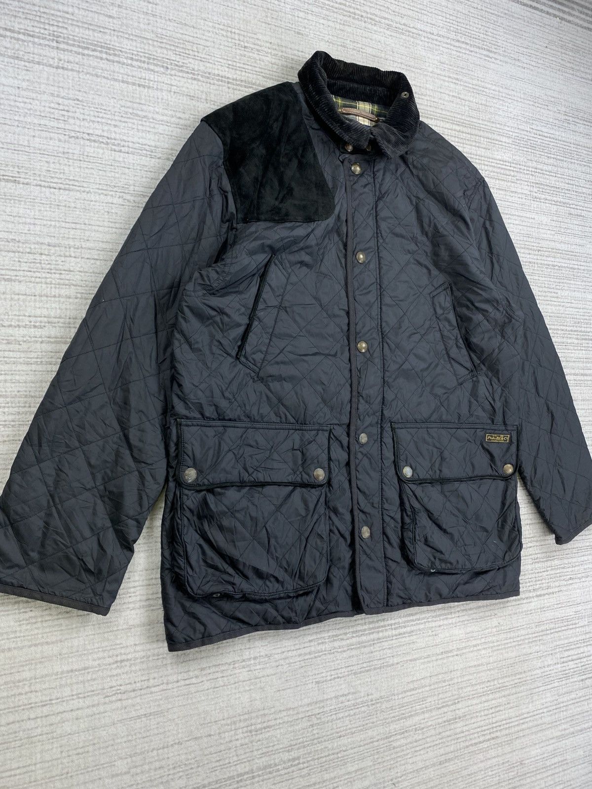 Polo Ralph Lauren × Vintage Vintage 90s Polo Ralph Lauren Quilted Jacket Size US L / EU 52-54 / 3 - 3 Thumbnail