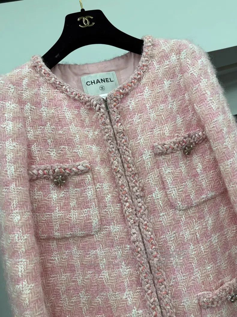 Chanel Chanel Supermarket series pink tweed jacket Size XXS / US 00 / IT 34 - 2 Thumbnail