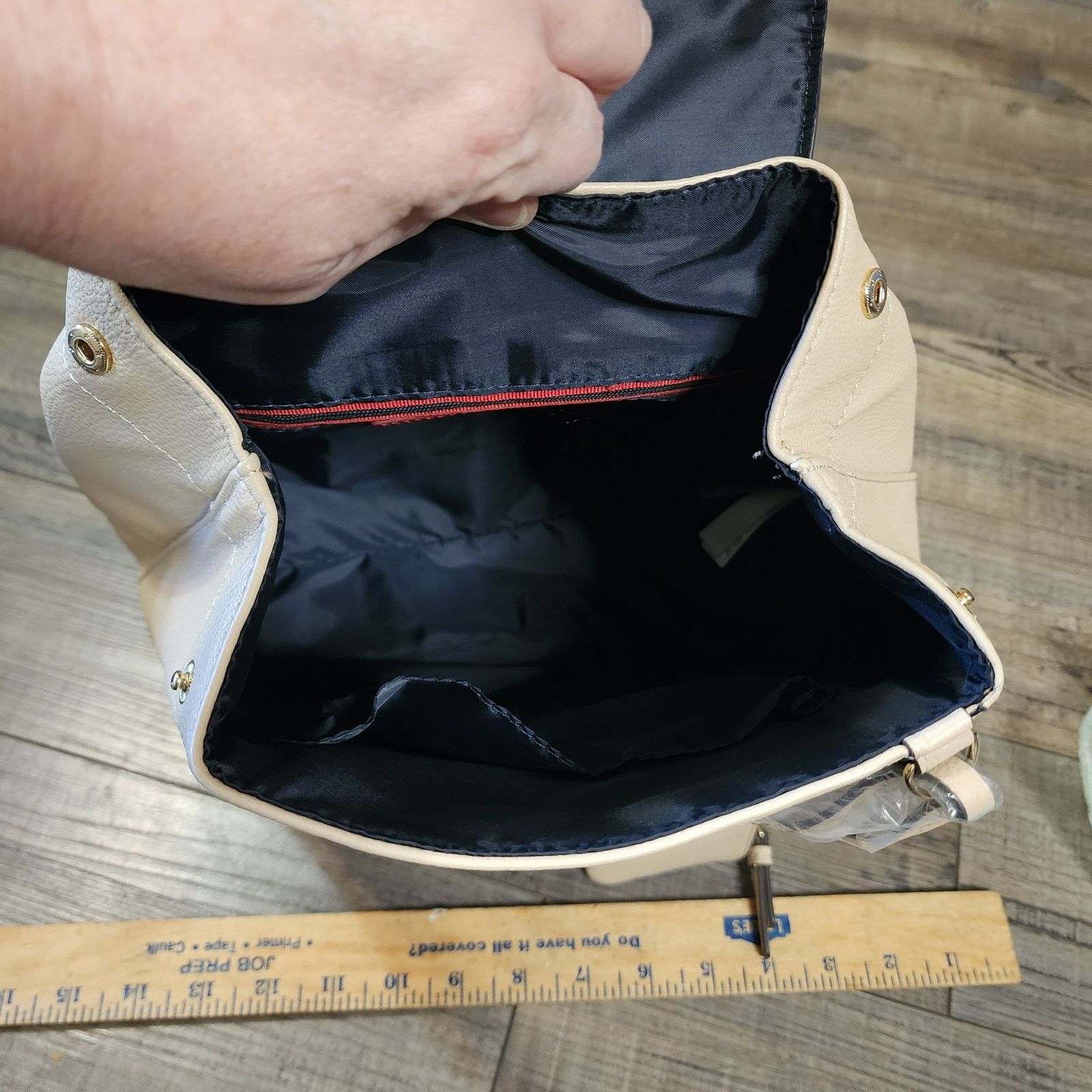 Tommy Hilfiger NWT Tommy Hilfiger backpack purse light beige D Size ONE SIZE - 11 Thumbnail